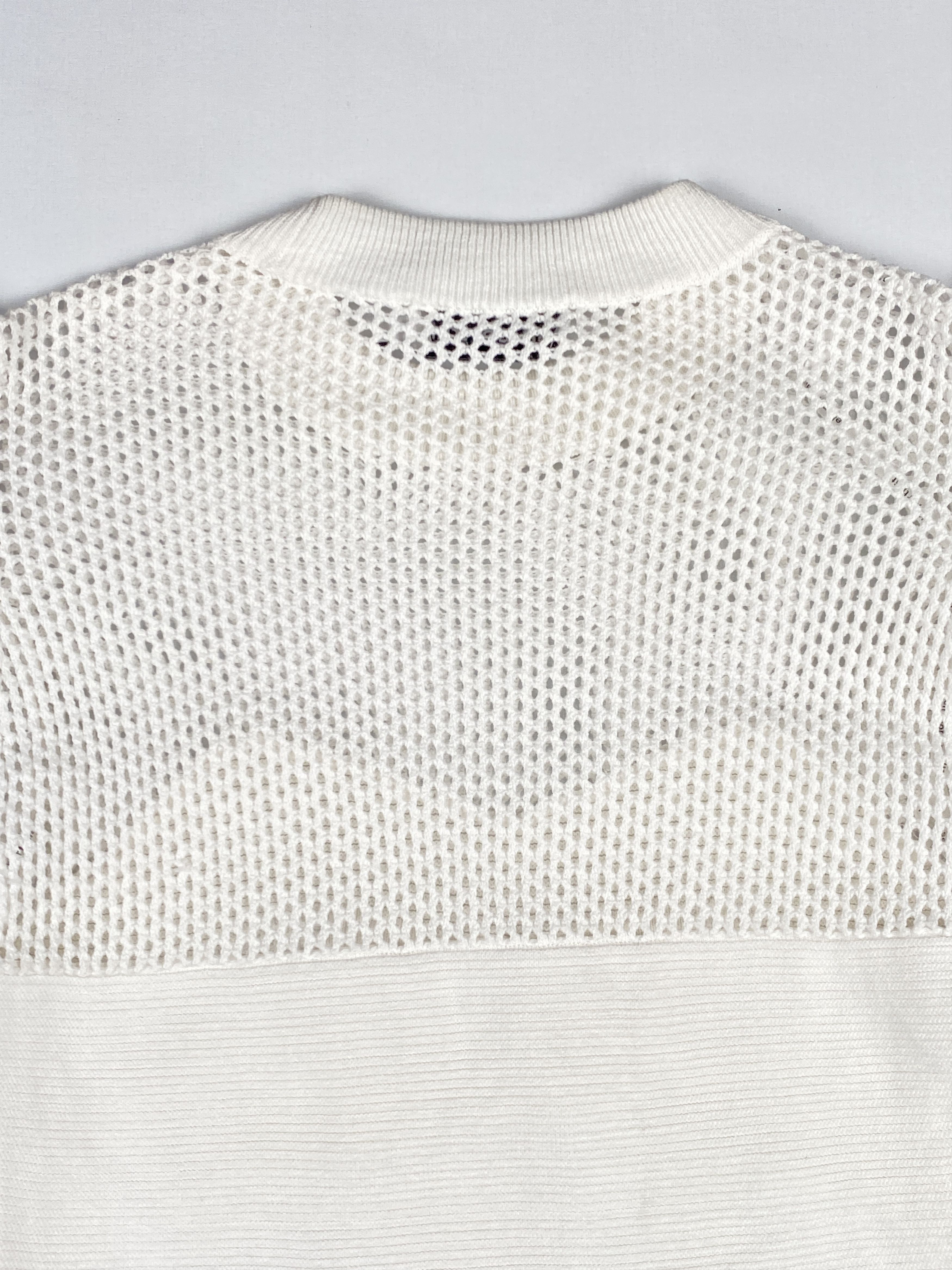 Self-Portrait Frill Cold Shoulder Knit Top Size M / US 6-8 / IT 42-44 - 11 Thumbnail
