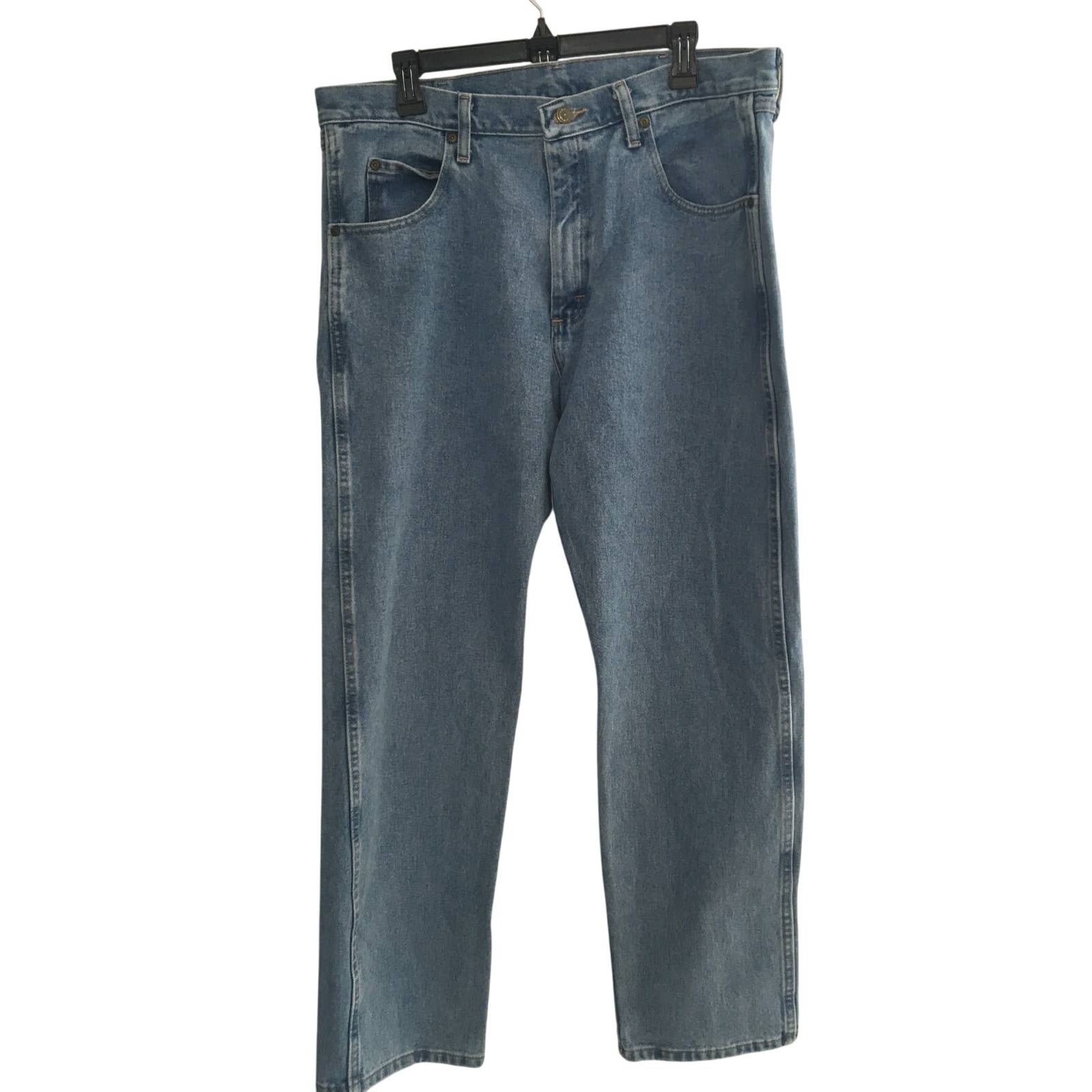Wrangler Wrangler Rugged Wear Light Wash 5 Pocket Jeans, 36X32 Size US 36 / EU 52 - 1 Thumbnail