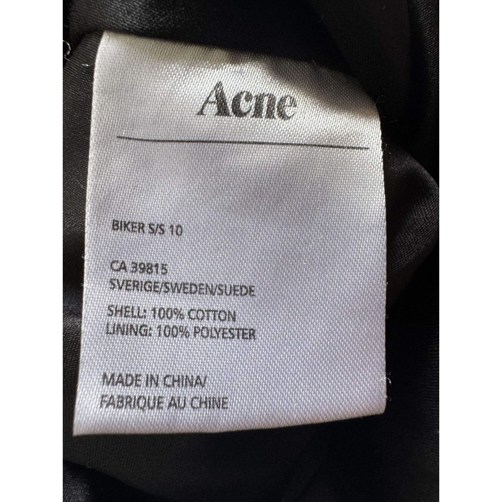 Acne Studios Vintage Acne Studios Biker SS10 Denim jacket Size US M / EU 48-50 / 2 - 8 Thumbnail