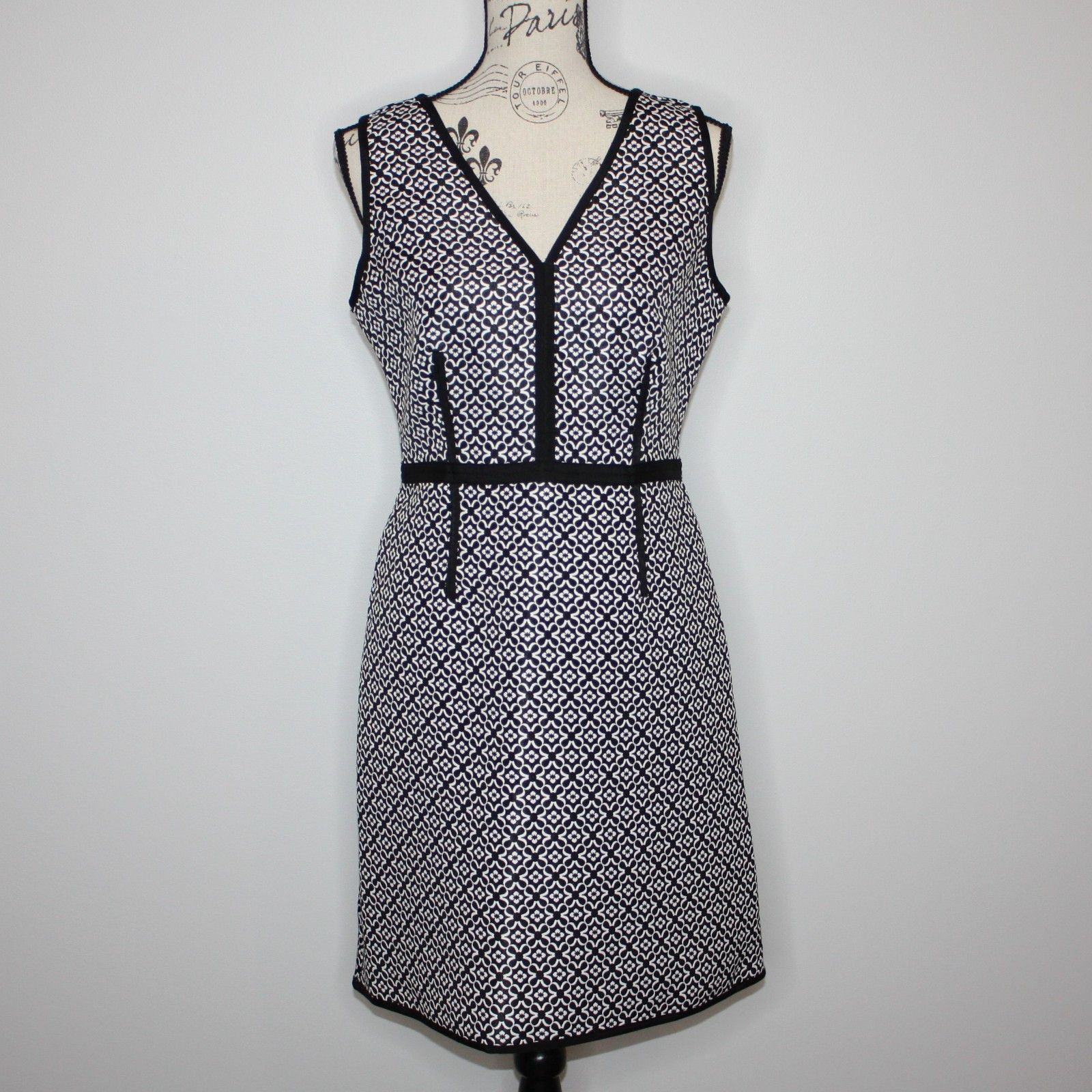 Other Max Studio Sleeveless with Jacquard Detail A-Line Dress NWT Size M / US 6-8 / IT 42-44 - 6 Thumbnail