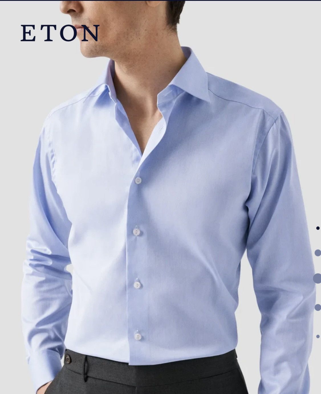 Eton Contemporary Fit French Cuff Shirt Size US XXL / EU 58 / 5 - 2 Thumbnail