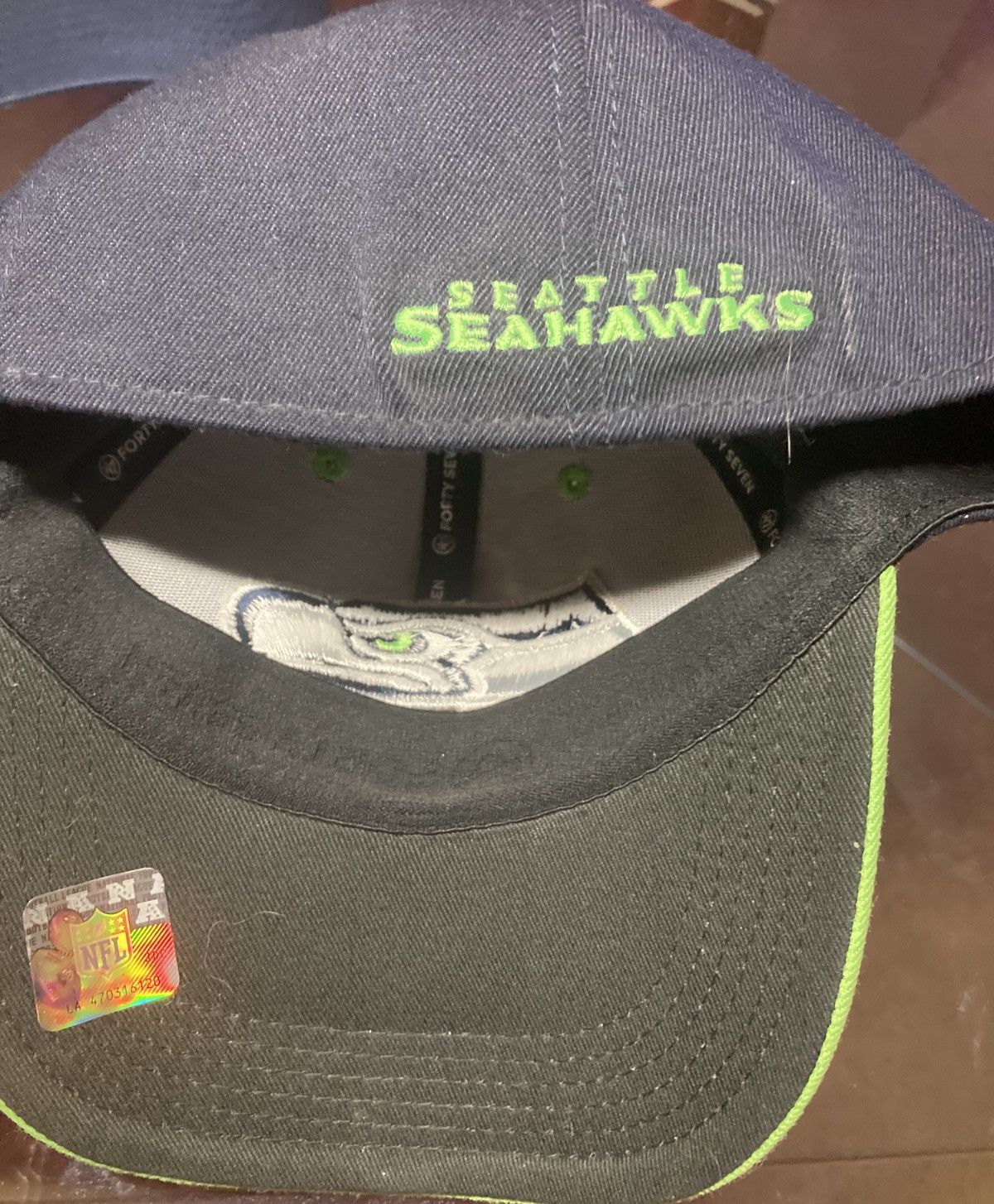 47 Brand Seattle Seahawks 47 contender stretch fit osfa green hat cap Size ONE SIZE - 6 Thumbnail