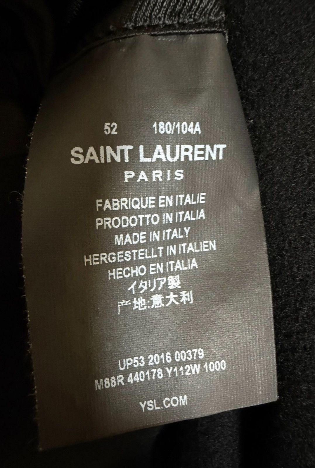 Saint Laurent Paris Saint Laurent 16FW Court Lion Gold Button Overcoat Size US L / EU 52-54 / 3 - 5 Thumbnail