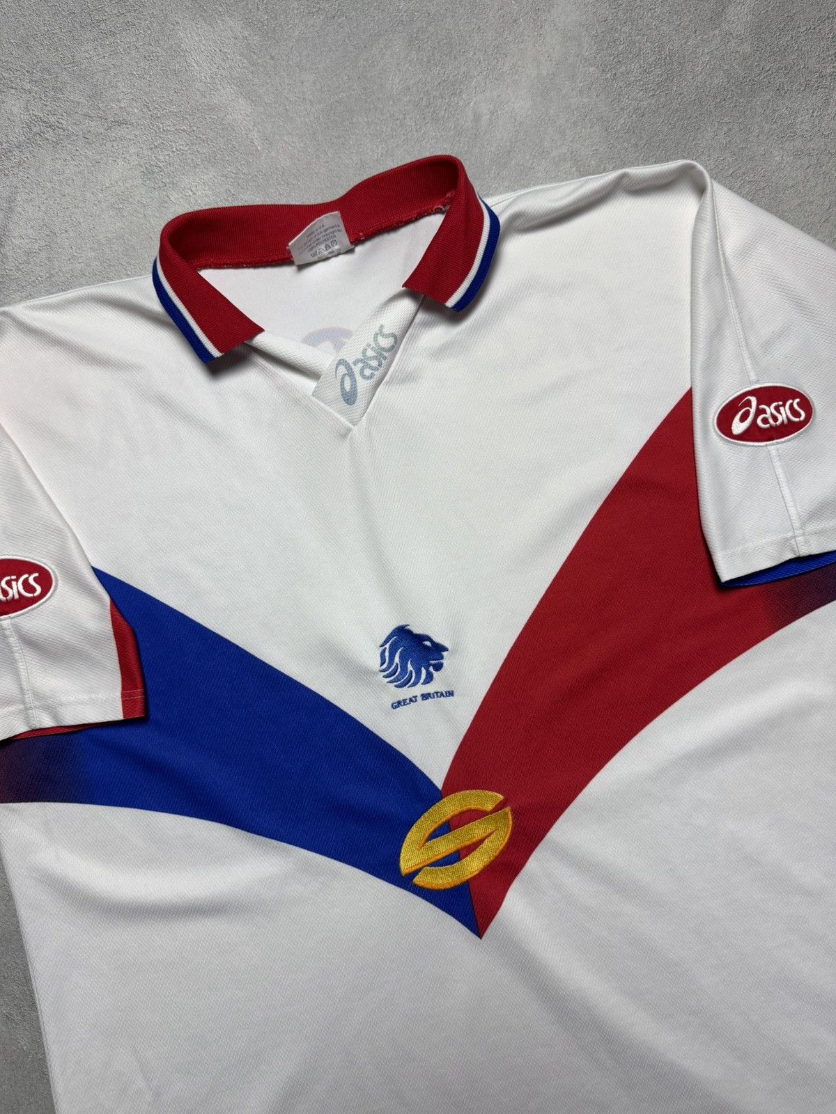 Asics Great Britain 1997 1998 Rugby Shirt Jersey Asics size XXL Size US XXL / EU 58 / 5 - 4 Thumbnail