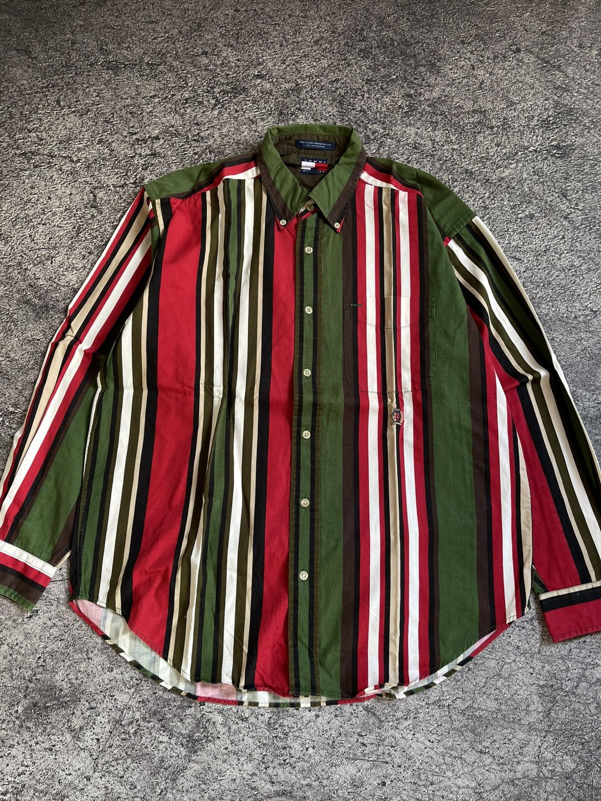 Tommy Hilfiger Tommy Hilfiger multi striped shirt Size US L / EU 52-54 / 3 - 2 Thumbnail