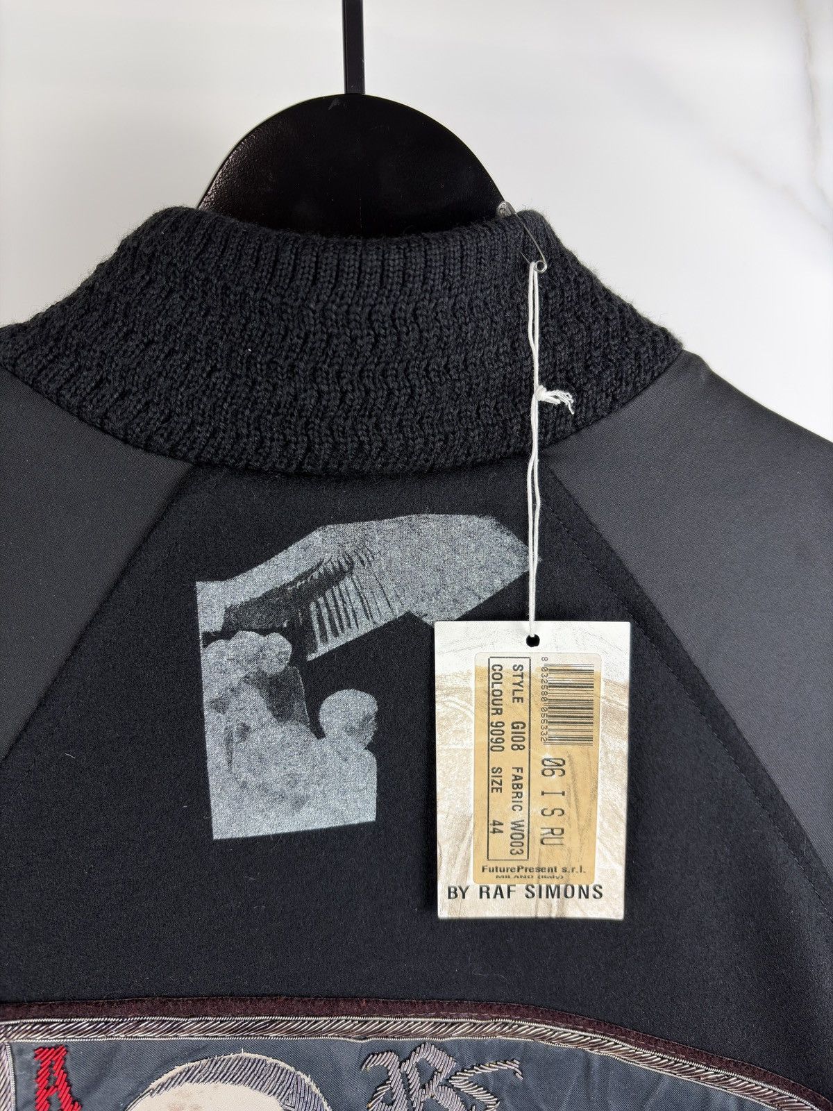 Raf Simons FW06 Raf By Raf Simons Ashes And Heroes Wool Varsity Jacket Size US S / EU 44-46 / 1 - 6 Thumbnail