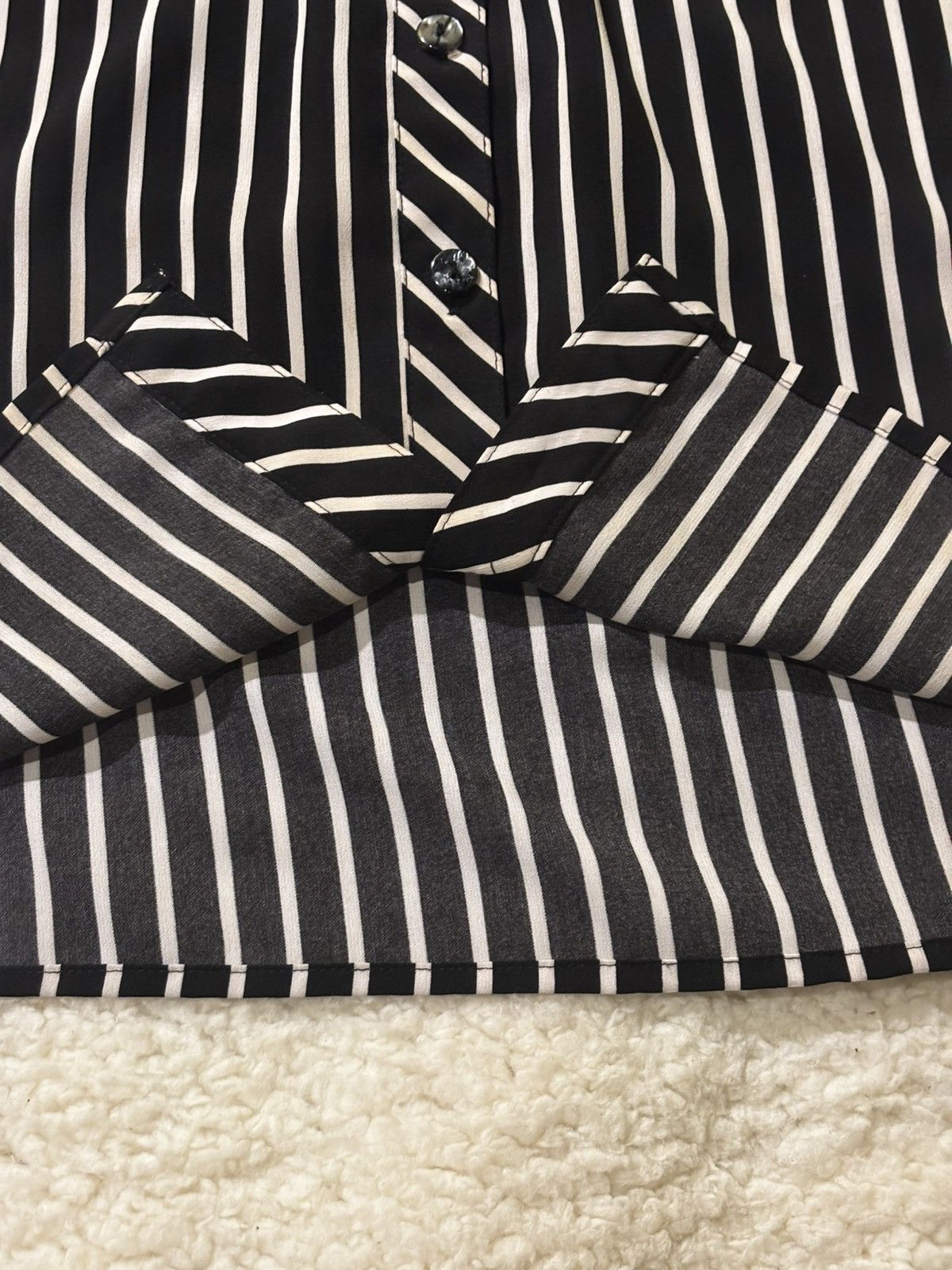 Other Women’s black & white blouse1910 Size L / US 10 / IT 46 - 6 Thumbnail