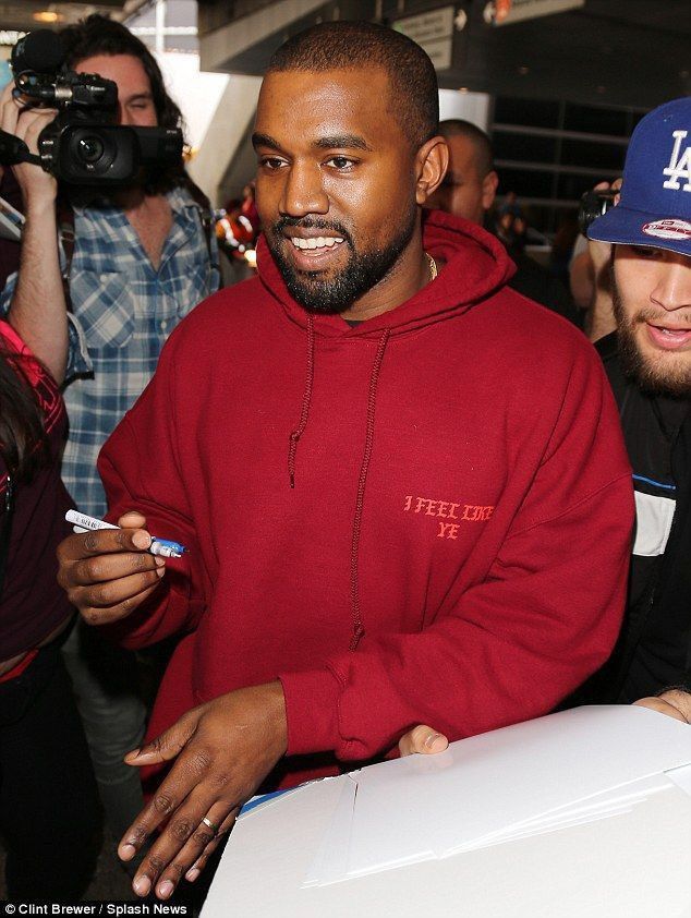 Gildan Kanye West I Feel Like Ye 2016 Hoodie Size US L / EU 52-54 / 3 - 5 Thumbnail