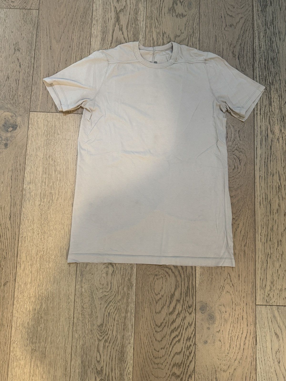 image of Rick Owens Shirt in Pearl Chalk, Men's (Size Small)