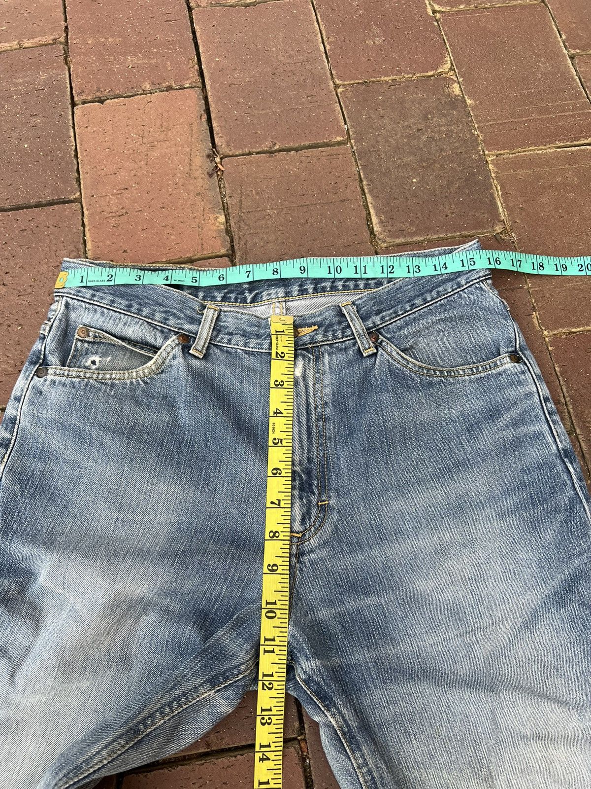Japanese Brand × Lee VTG LEE RIDERS DISTRESSED JEANS VERY RARE Size US 31 - 13 Thumbnail