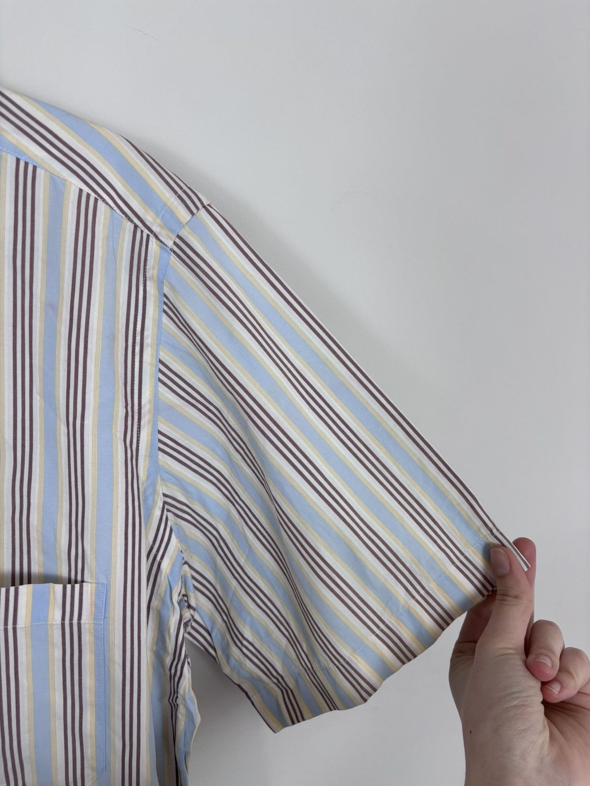 Just Cavalli Just Cavalli Race Vintage Men’s Striped Short Sleeve Shirt Size US L / EU 52-54 / 3 - 11 Thumbnail