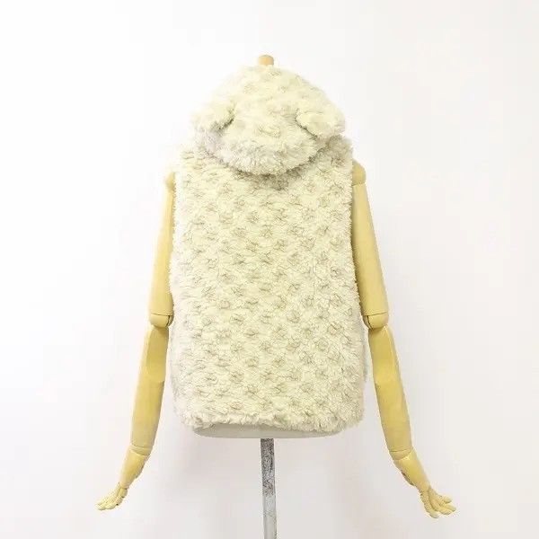 Issey Miyake GRAIL💥Ne-net by ISSEY MIYAKE Bear/Bambi Fur Ear Hoodie Vest Size US S / EU 44-46 / 1 - 16 Thumbnail