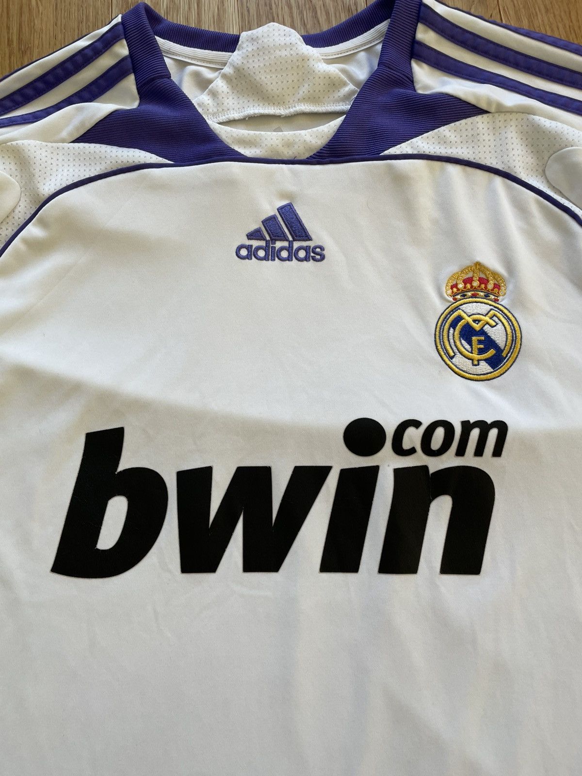 Real Madrid 07/08 Adidas Home Football Soccer Jersey Kit XL