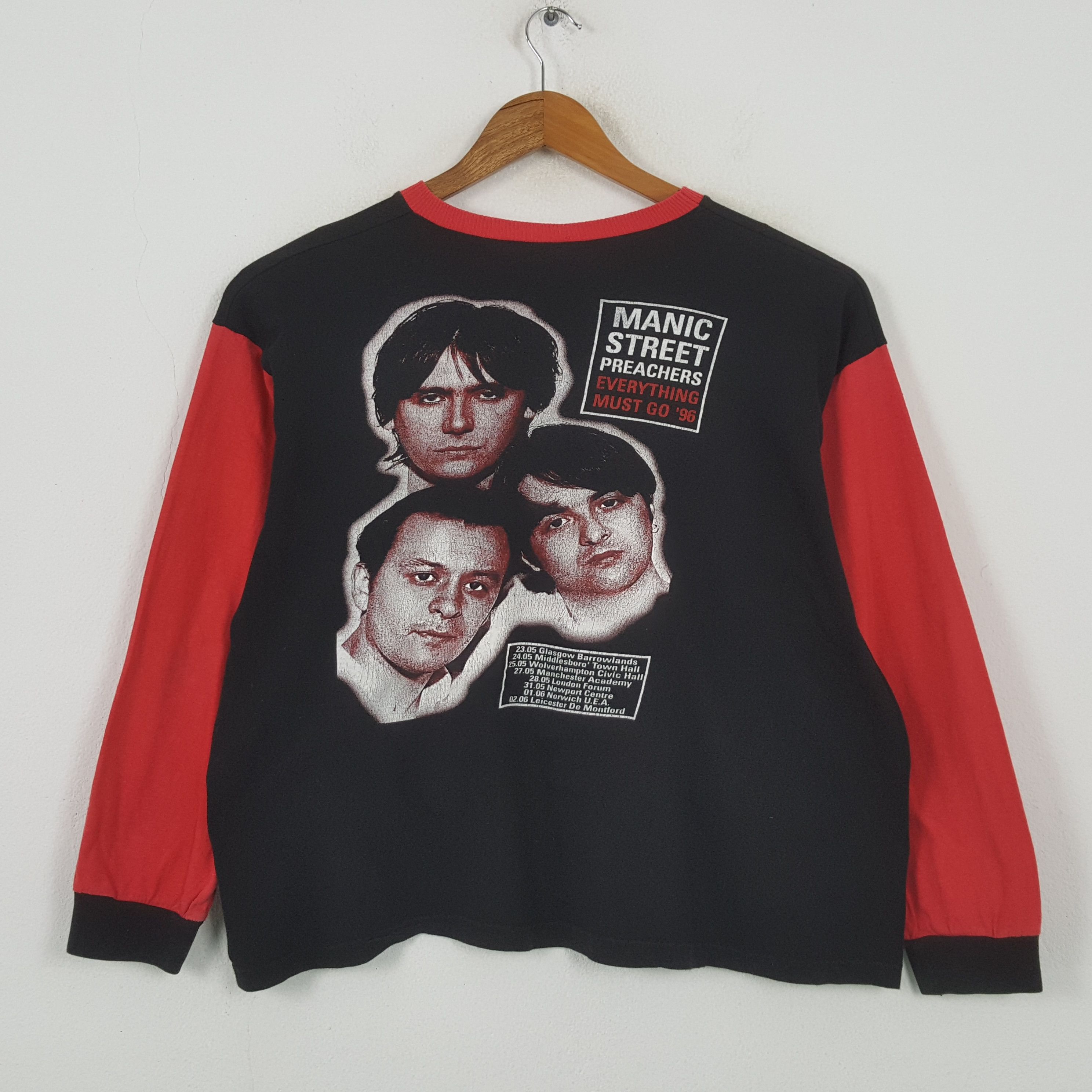 Band Tees Vintage 90's Manic Street Preachers Welsh Rock Band Tees 32 Size US XL / EU 56 / 4 - 3 Thumbnail