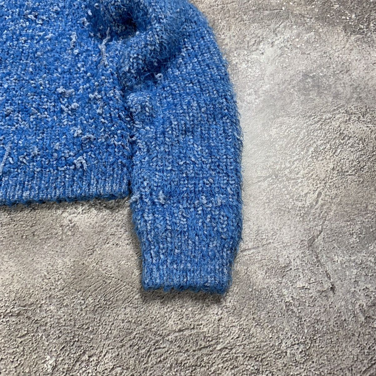 Vintage Vintage Y2K Mohair Sweater Oversized Knit Grunge Blue Logo M Size M / US 6-8 / IT 42-44 - 3 Thumbnail