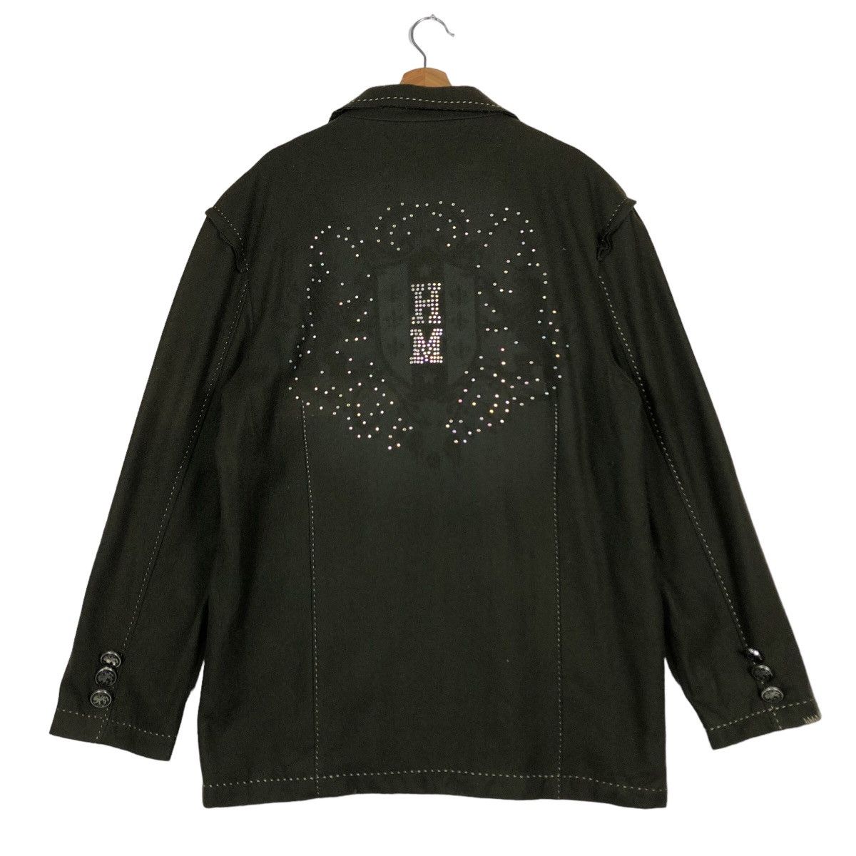 Japanese Brand 🔥90s Hama Vintage Military Army Design Jacket Double Breast Size US XL / EU 56 / 4 - 7 Thumbnail