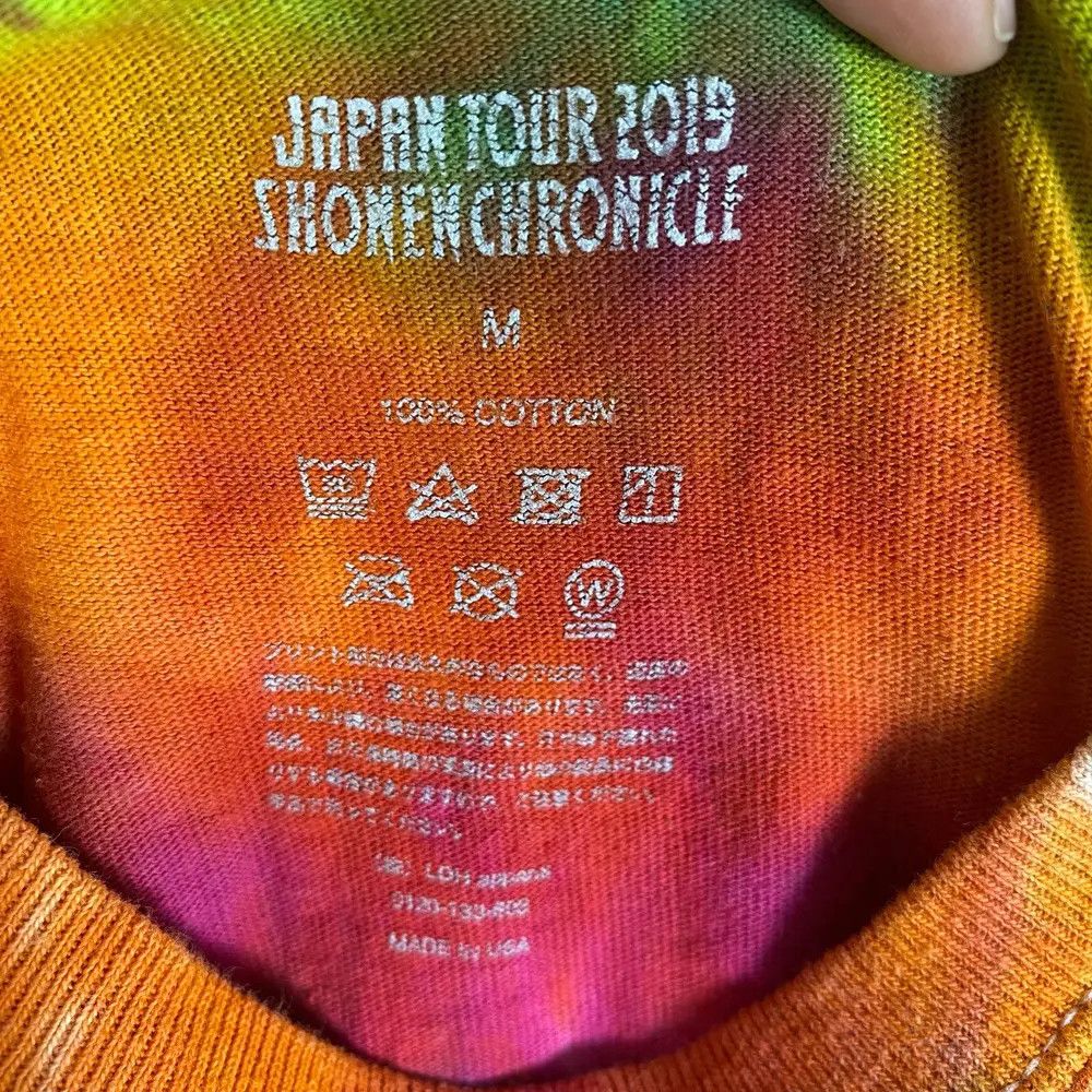 Band Tees GENERATIONS Japan Tour 2019 Shonen Chronicle Tye Dye Tee Size US M / EU 48-50 / 2 - 6 Thumbnail