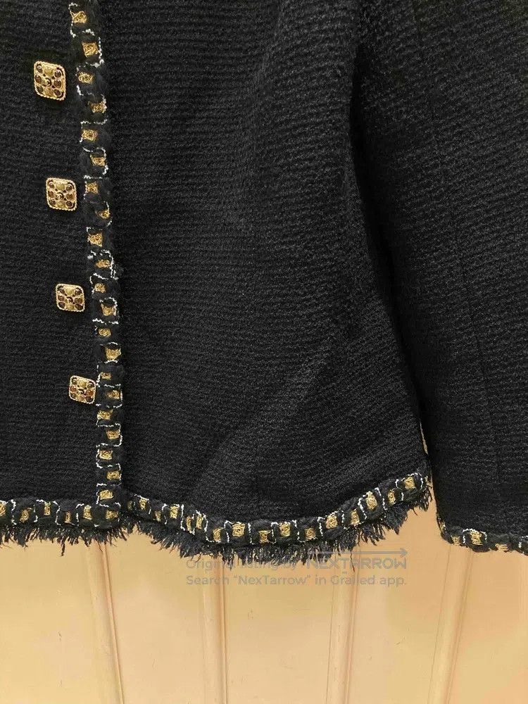 Chanel Chanel 11a Byzantine black gold glazed button jacket Size XL / US 12-14 / IT 48-50 - 4 Thumbnail