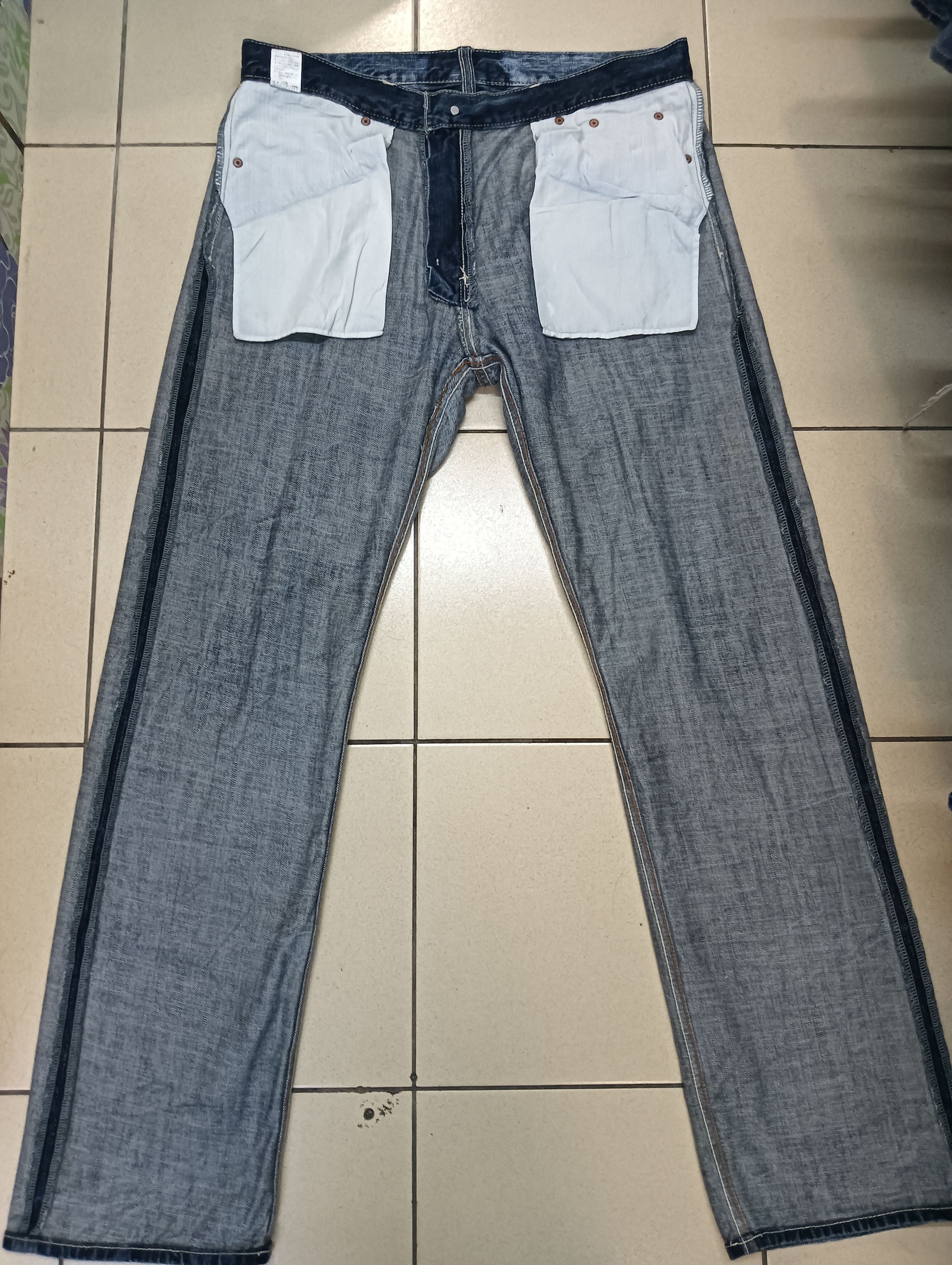 Japanese Brand Villand Real Seasoned Jeans Special Edition Size US 35 - 3 Thumbnail