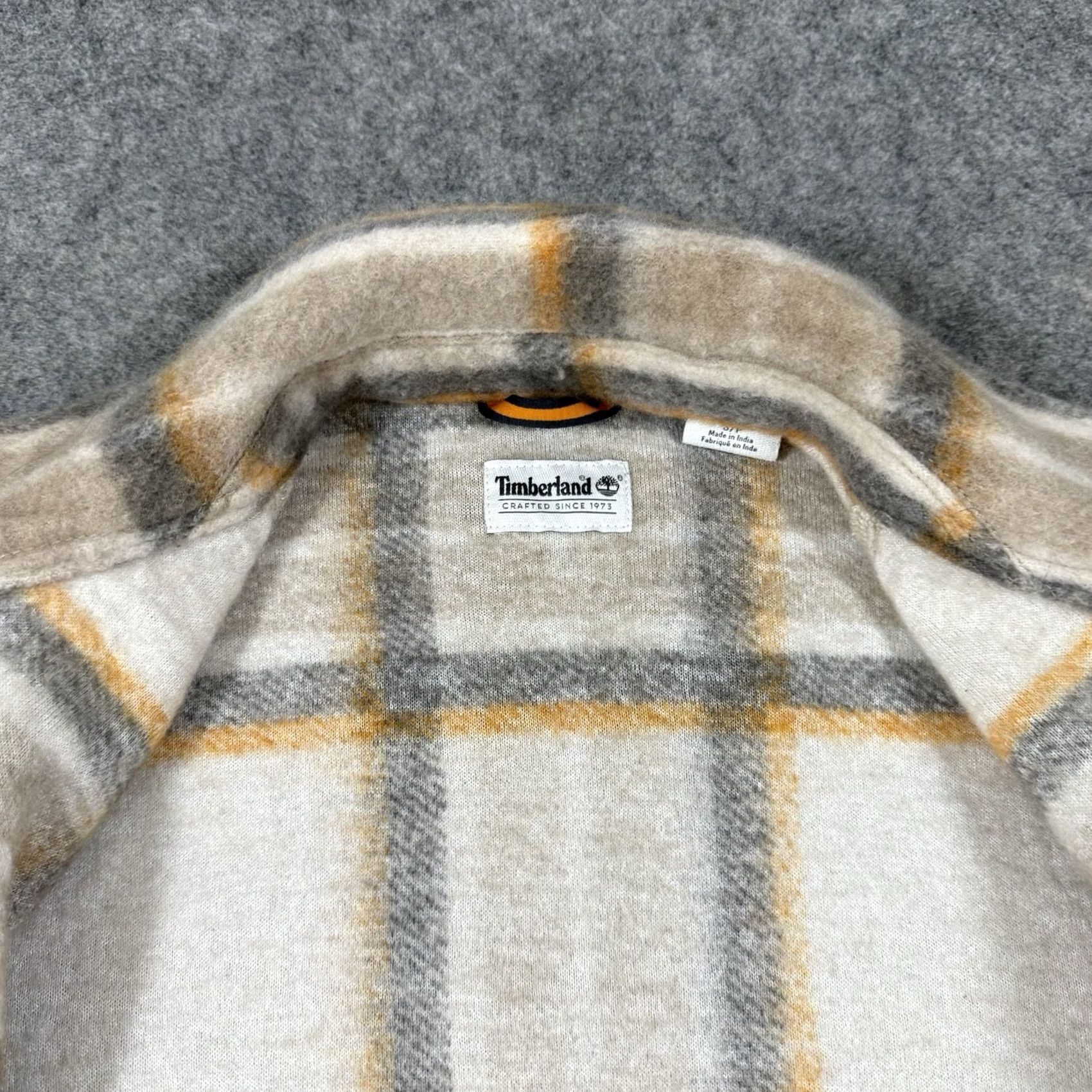 Timberland Timberland Jacket Shirt Multicolor Plaid Wool Blend Shacket Button Up Men Sz Small Size US S / EU 44-46 / 1 - 4 Thumbnail