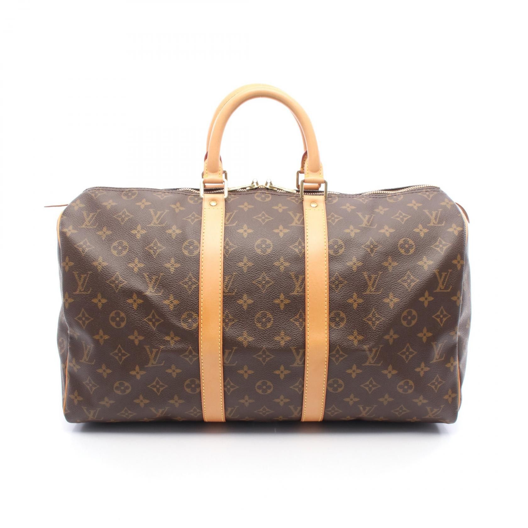 Louis Vuitton Louis Vuitton Louis Vuitton Keepall 45 Monogram Boston Bag Canvas Travel Bag M41428 Size ONE SIZE - 1 Thumbnail