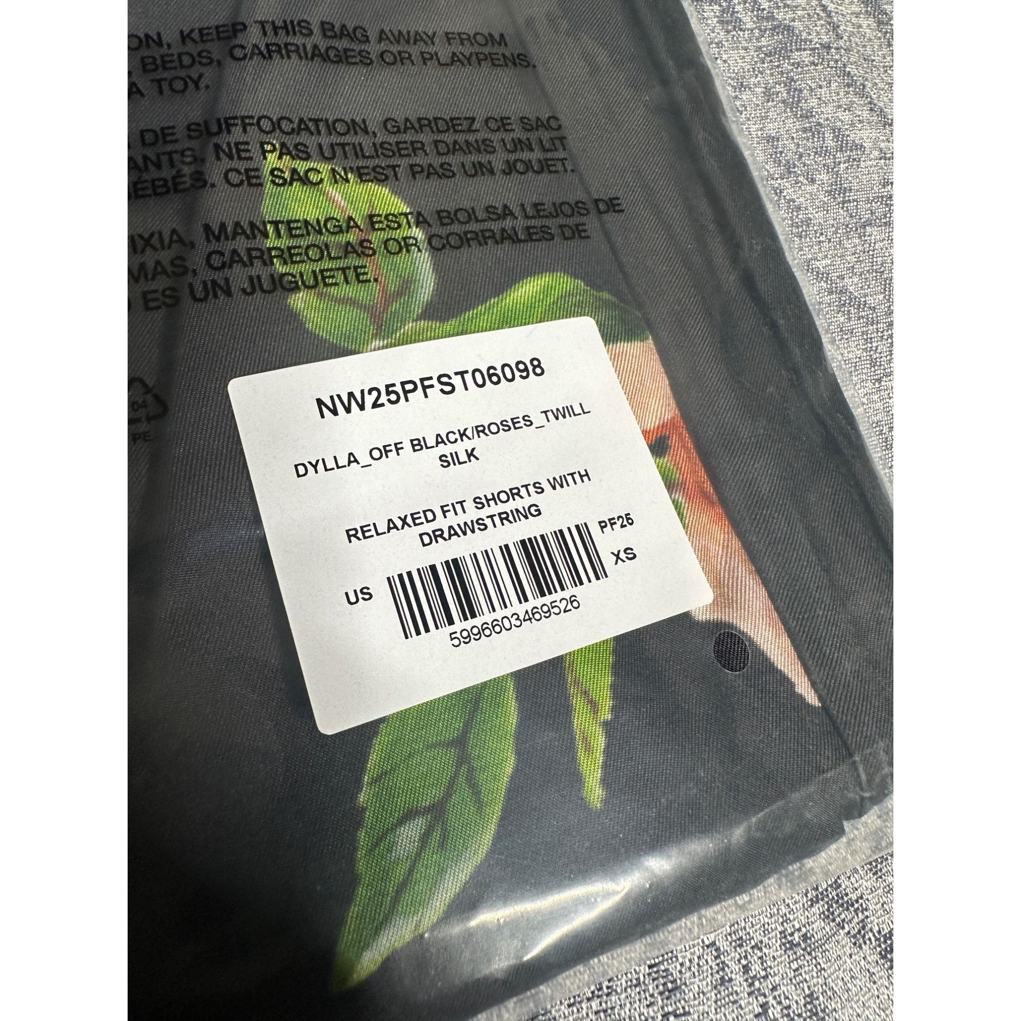 Nanushka Nanushka Dylla Silk Floral Relaxed Fit Shorts With Drawstrin Size 26" / US 2 / IT 38 - 8 Thumbnail
