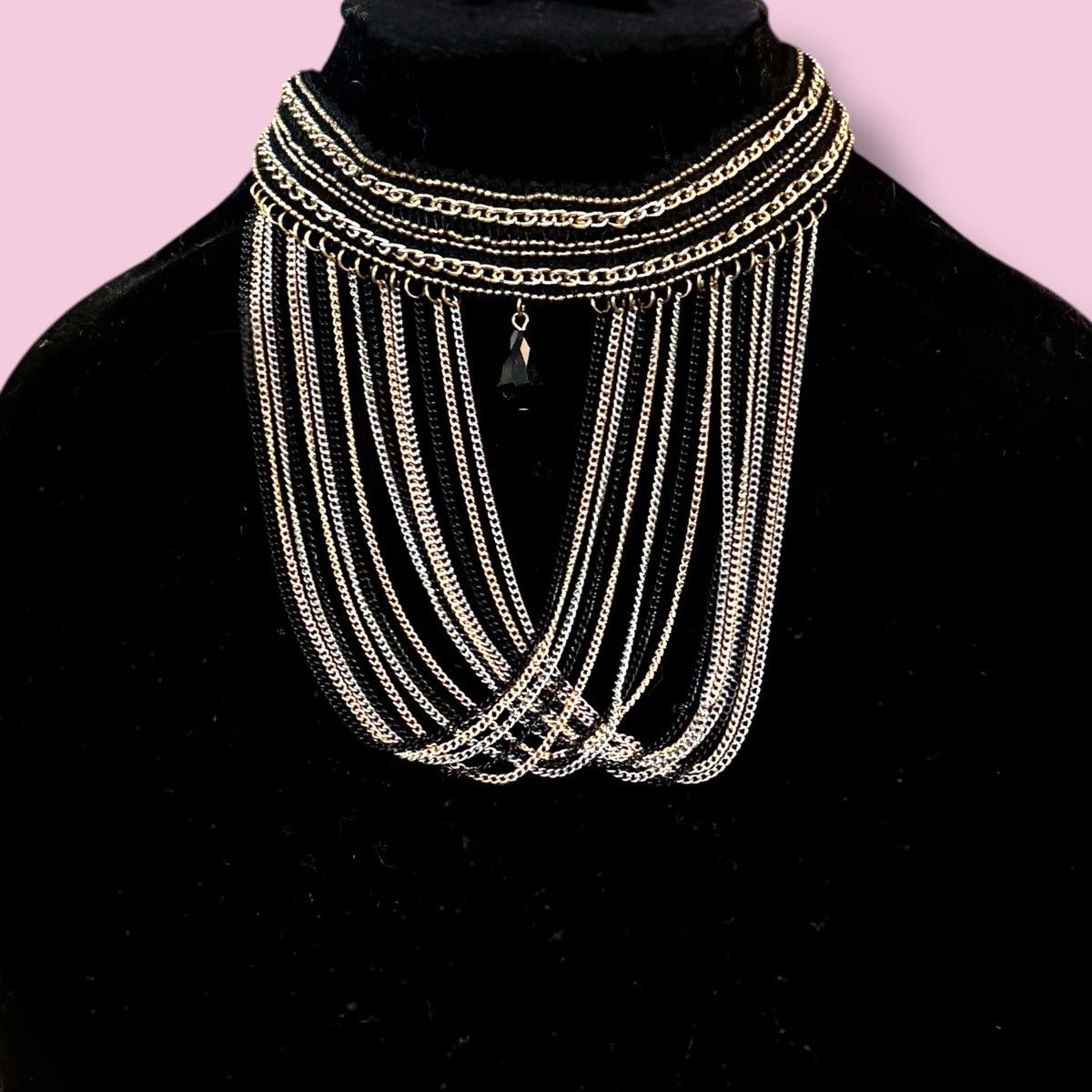 Other Midnight cascading chains choker necklace Size ONE SIZE - 1 Thumbnail