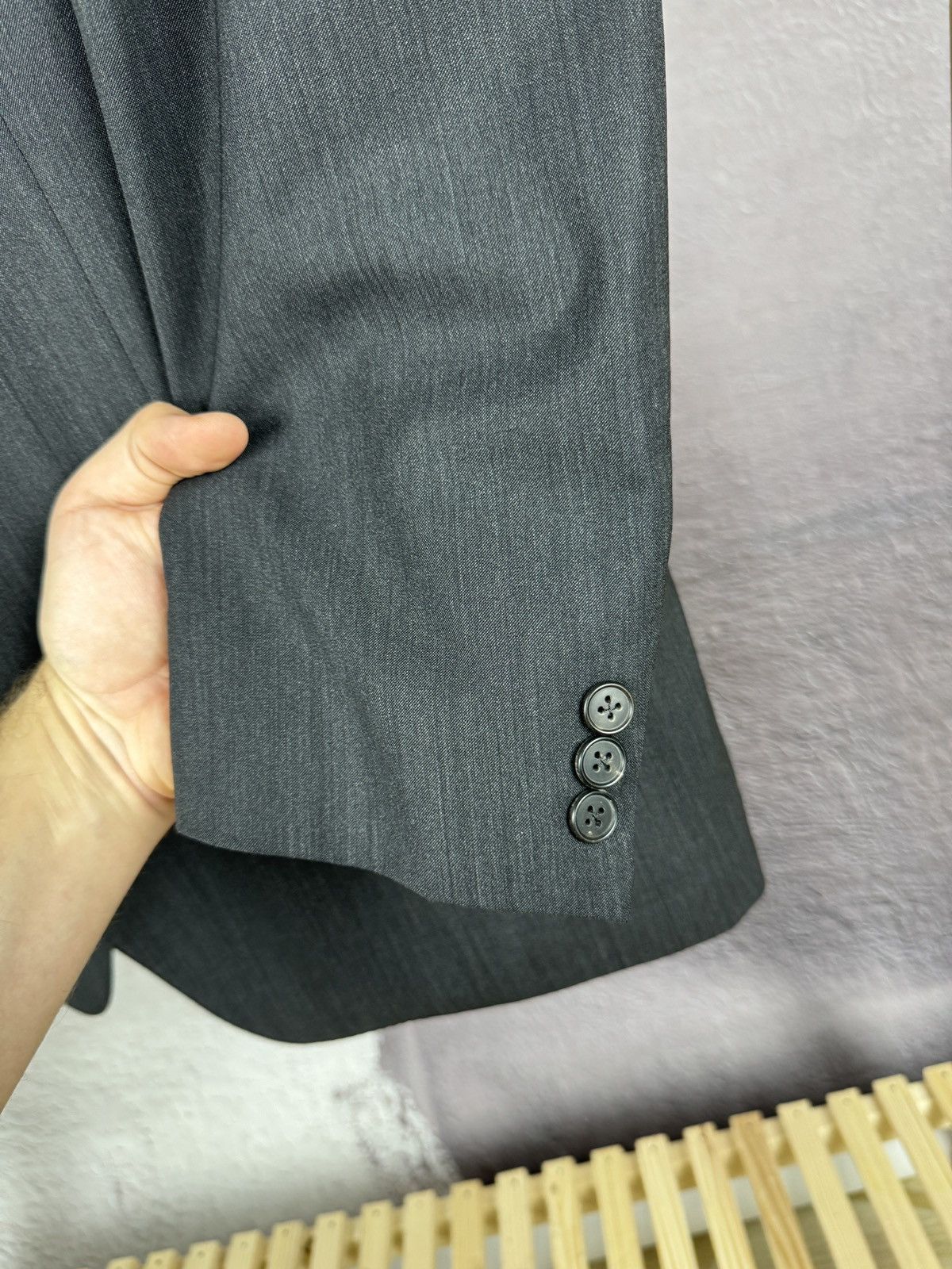 Ermenegildo Zegna Ermenegildo Zegna High Performance Suit Blazer Pants Wool Size 42R - 10 Thumbnail