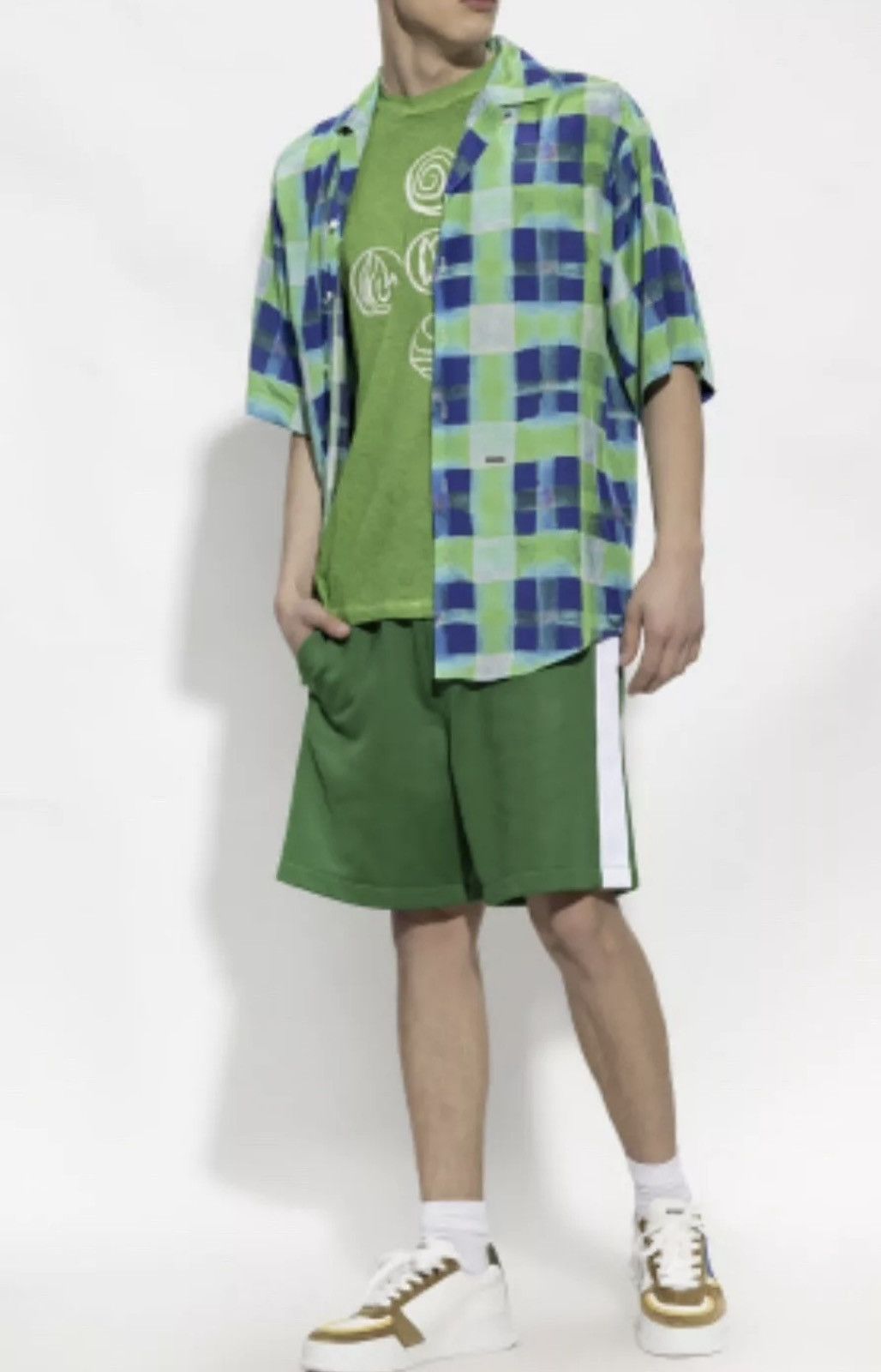 Dsquared2 Dsquared2 Printed T-shirt Green XL cool Fit Cotton Size US XL / EU 56 / 4 - 15 Thumbnail