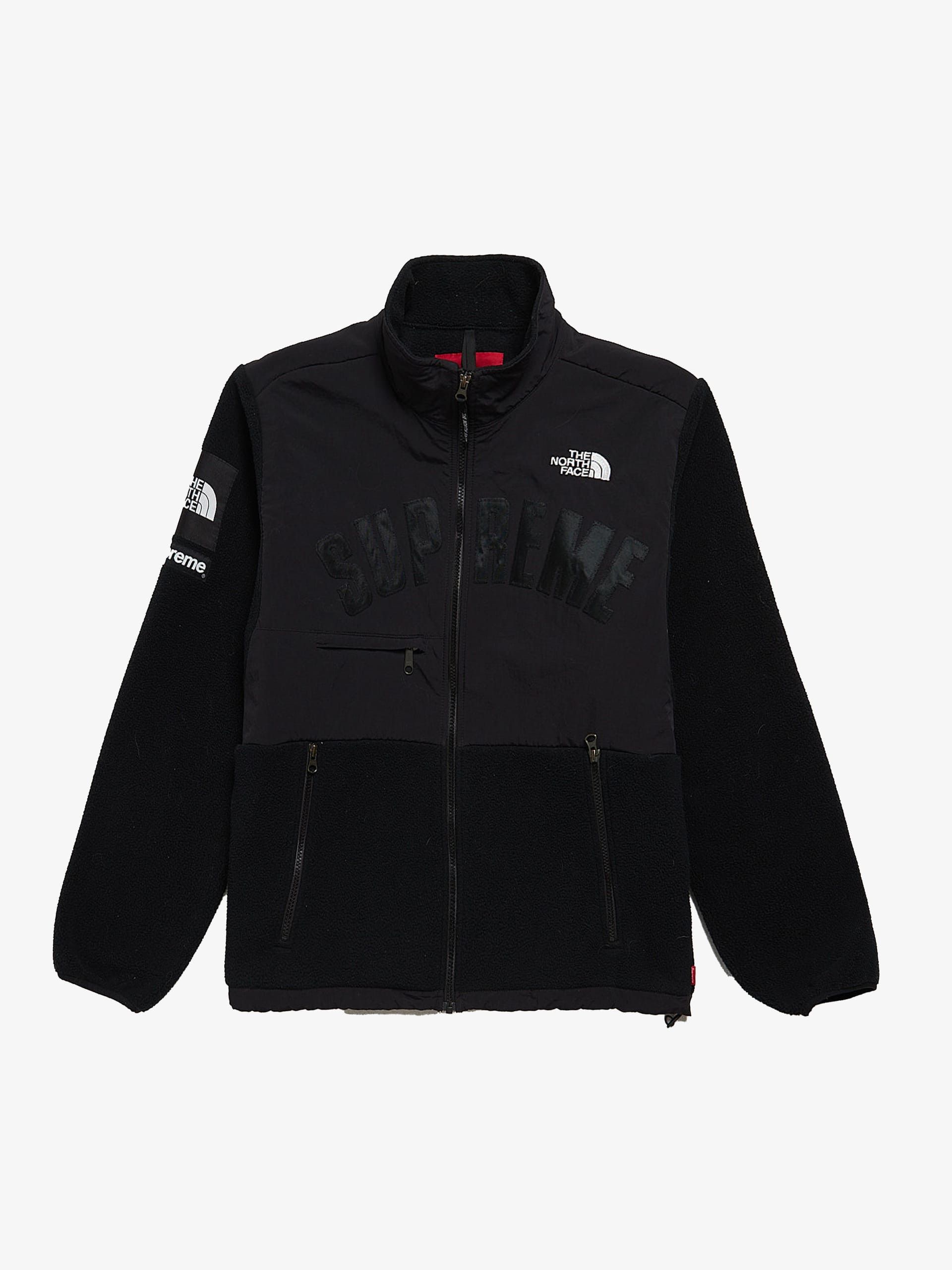 Supreme The North Face Arc Logo Denali Fleece Jacket Black