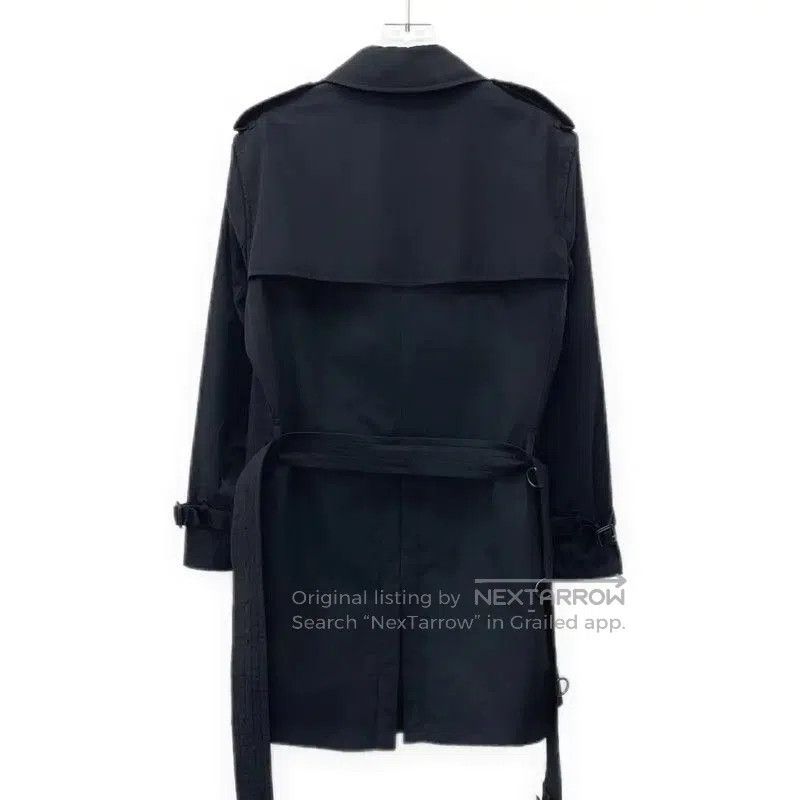 Burberry Burberry Blue Cotton Women's Trench Coat. Size S / US 4 / IT 40 - 2 Thumbnail
