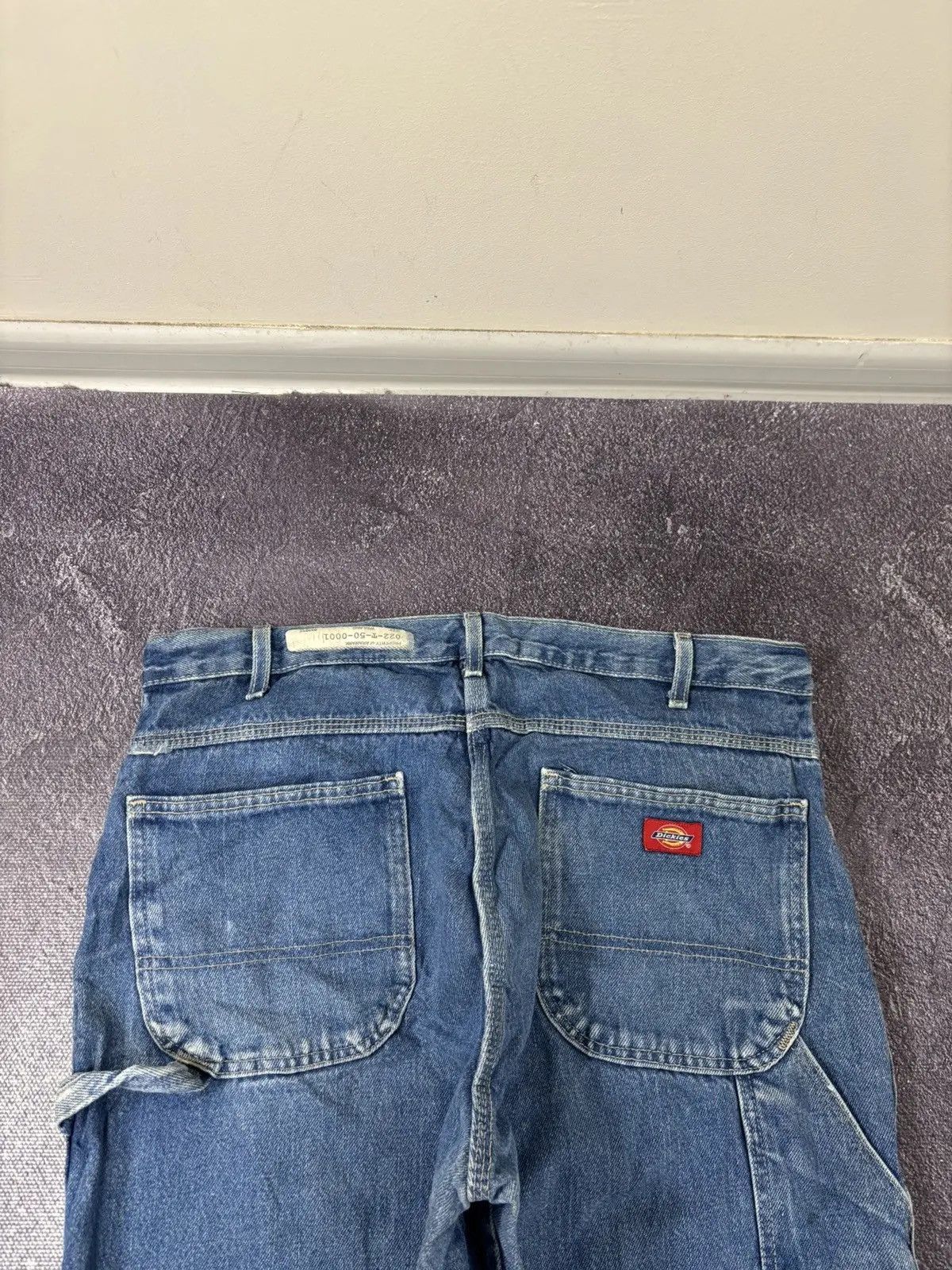 Dickies × Vintage Vintage Dickies Relaxed Fit Painted USA Work Denim Jeans Size US 36 / EU 52 - 5 Thumbnail