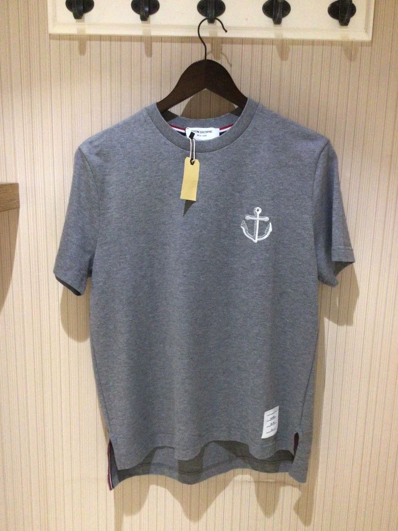 Thom Browne Thom Browne Grey short sleeves Size US S / EU 44-46 / 1 - 1 Thumbnail