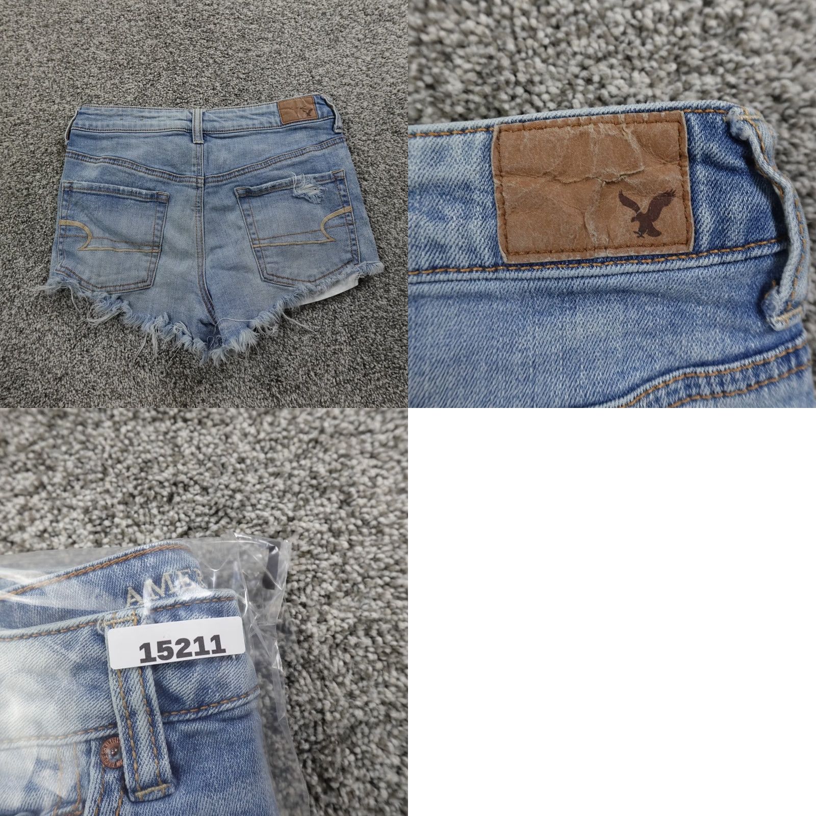 American Eagle Outfitters American Eagle Shorts Womens 4 Blue Denim Jean Cutoff Hi Rise Festival Micro Y2K Boys? Womens? Size 27" / US 4 / IT 40 - 8 Thumbnail