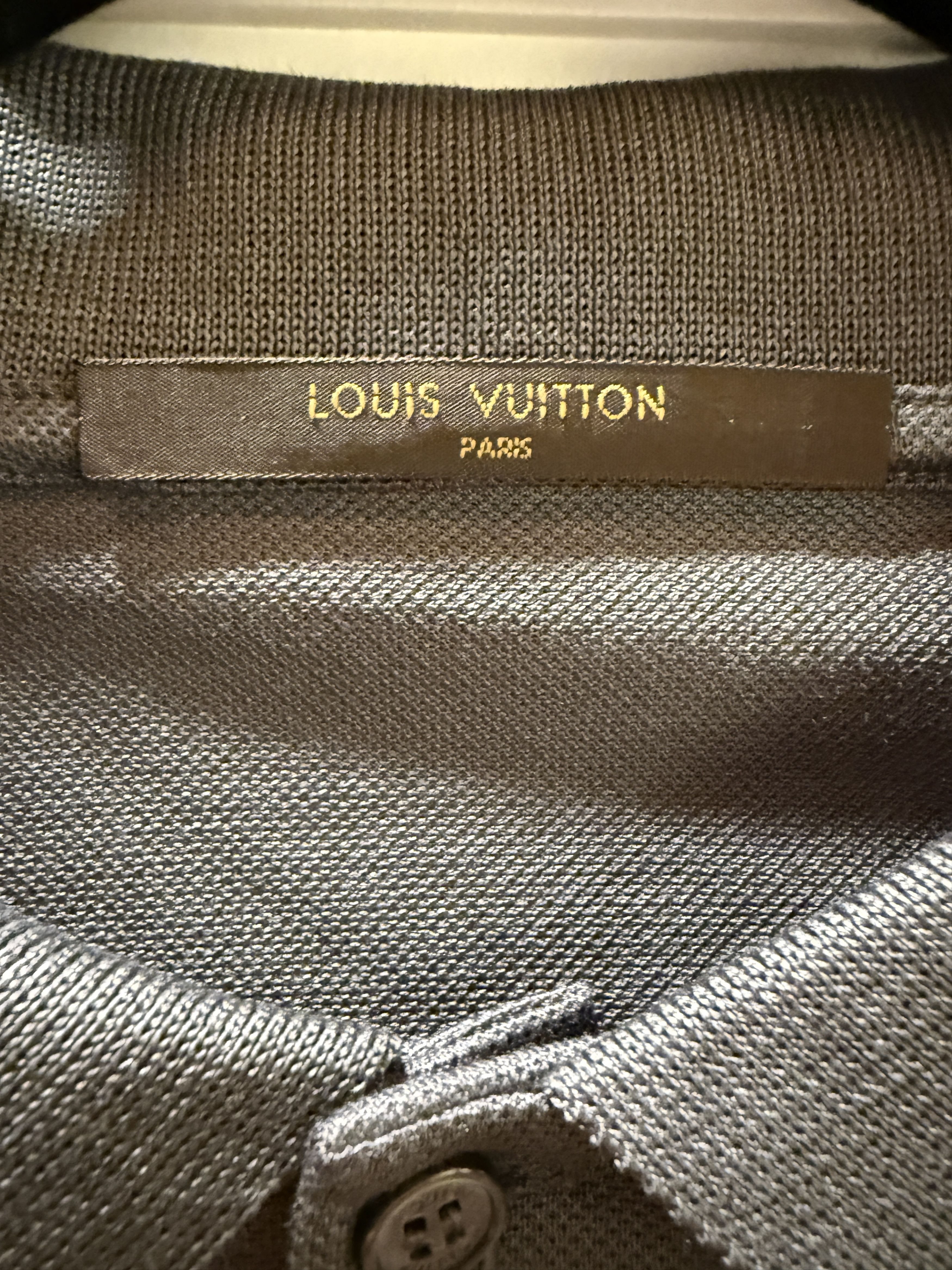 Louis Vuitton Louis Vuitton Polo Grey Size XXL Size US XXL / EU 58 / 5 - 3 Thumbnail