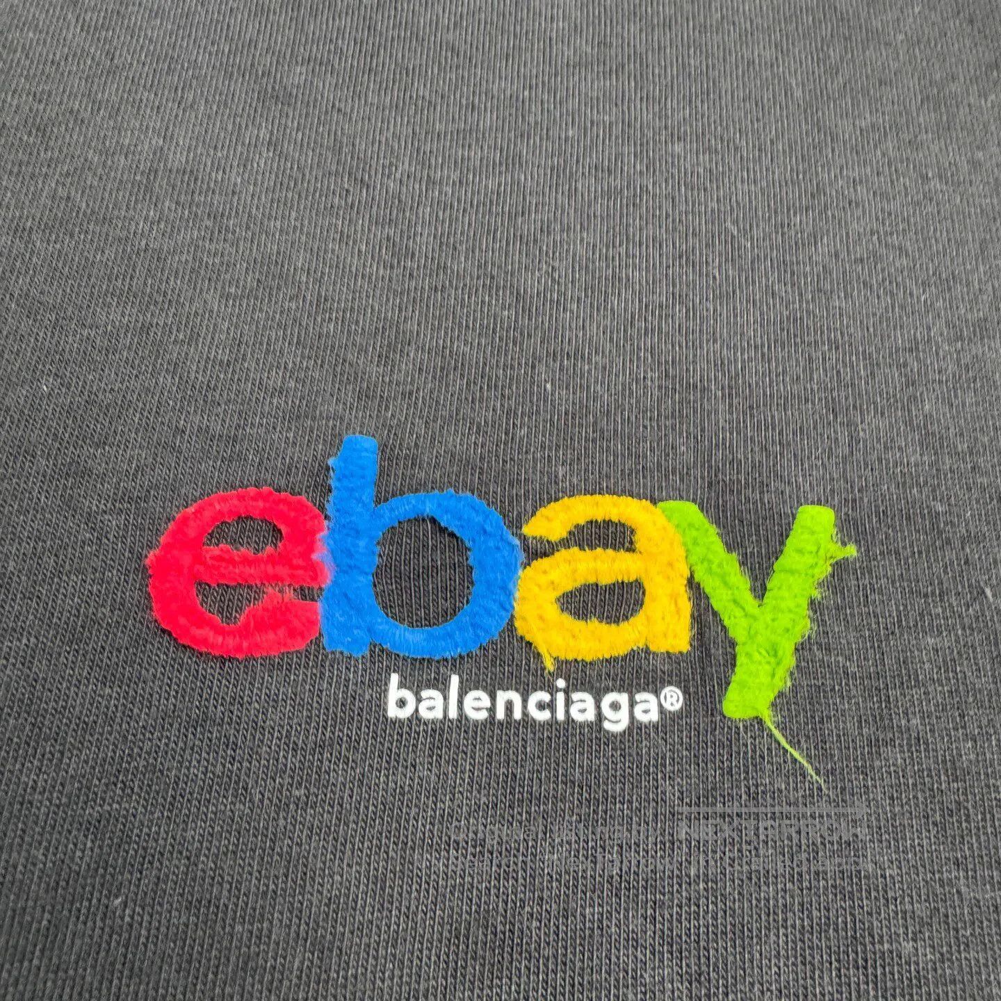Balenciaga Balenciaga Co-branded embroidered letter short-sleeve shir Size US S / EU 44-46 / 1 - 3 Thumbnail