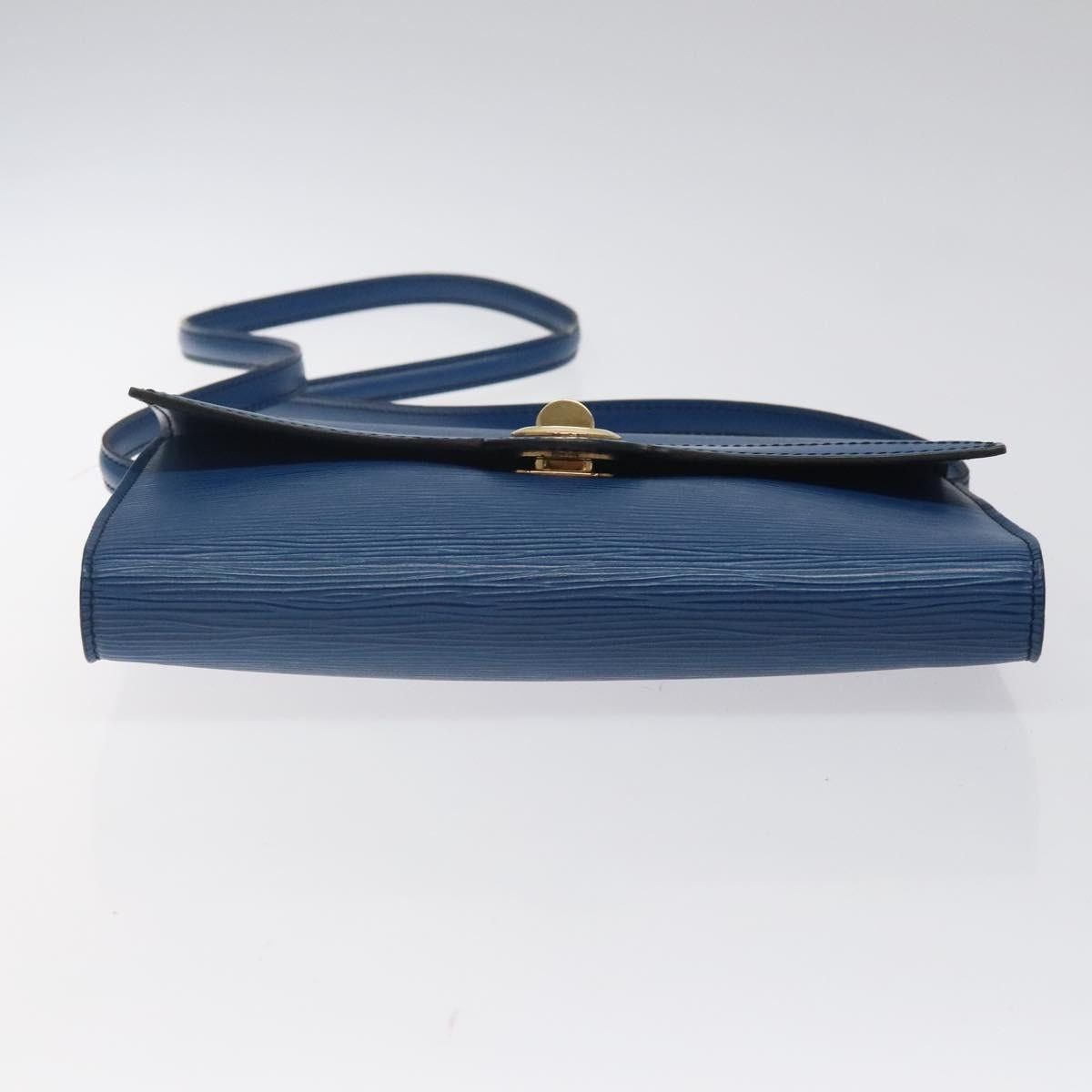 Louis Vuitton LOUIS VUITTON Epi Pochette Arche Shoulder Bag Blue M52575 Size ONE SIZE - 5 Thumbnail