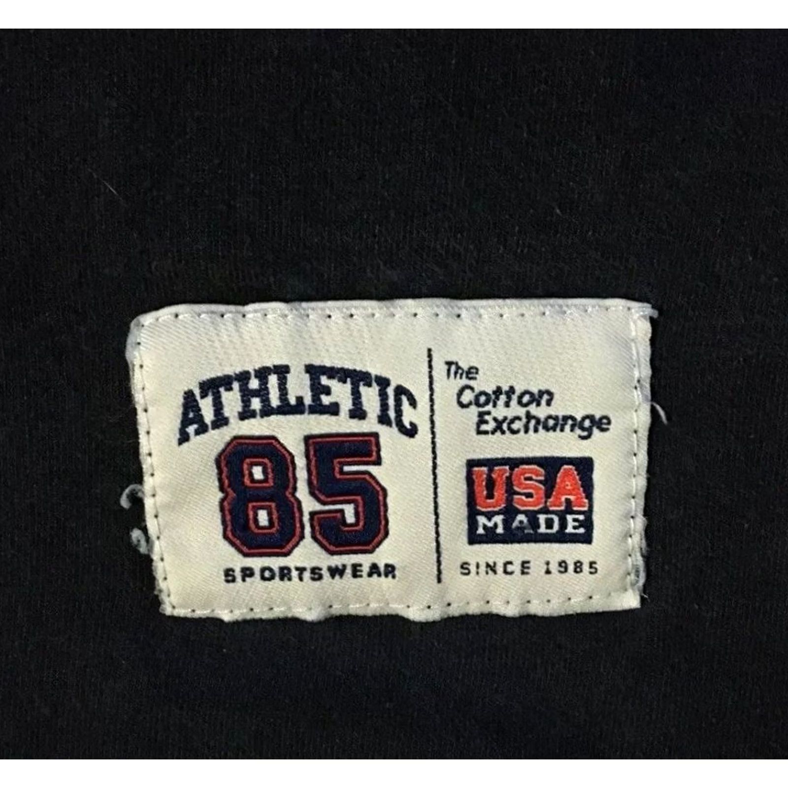 Vintage VINTAGE Cortland Football Shirt S 3/4 Sleeve Black USA College Grunge 90s 80s Single Stitch Mens Size US S / EU 44-46 / 1 - 3 Thumbnail