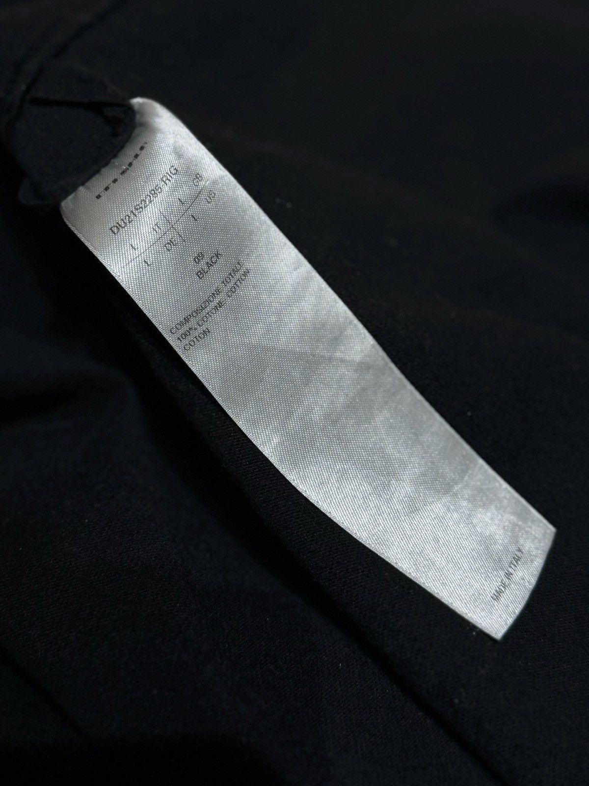 Rick Owens Drkshdw AW21 $492 RAW HEM HOODIE ELONGATED FIT BLACK MILK Size US L / EU 52-54 / 3 - 5 Thumbnail