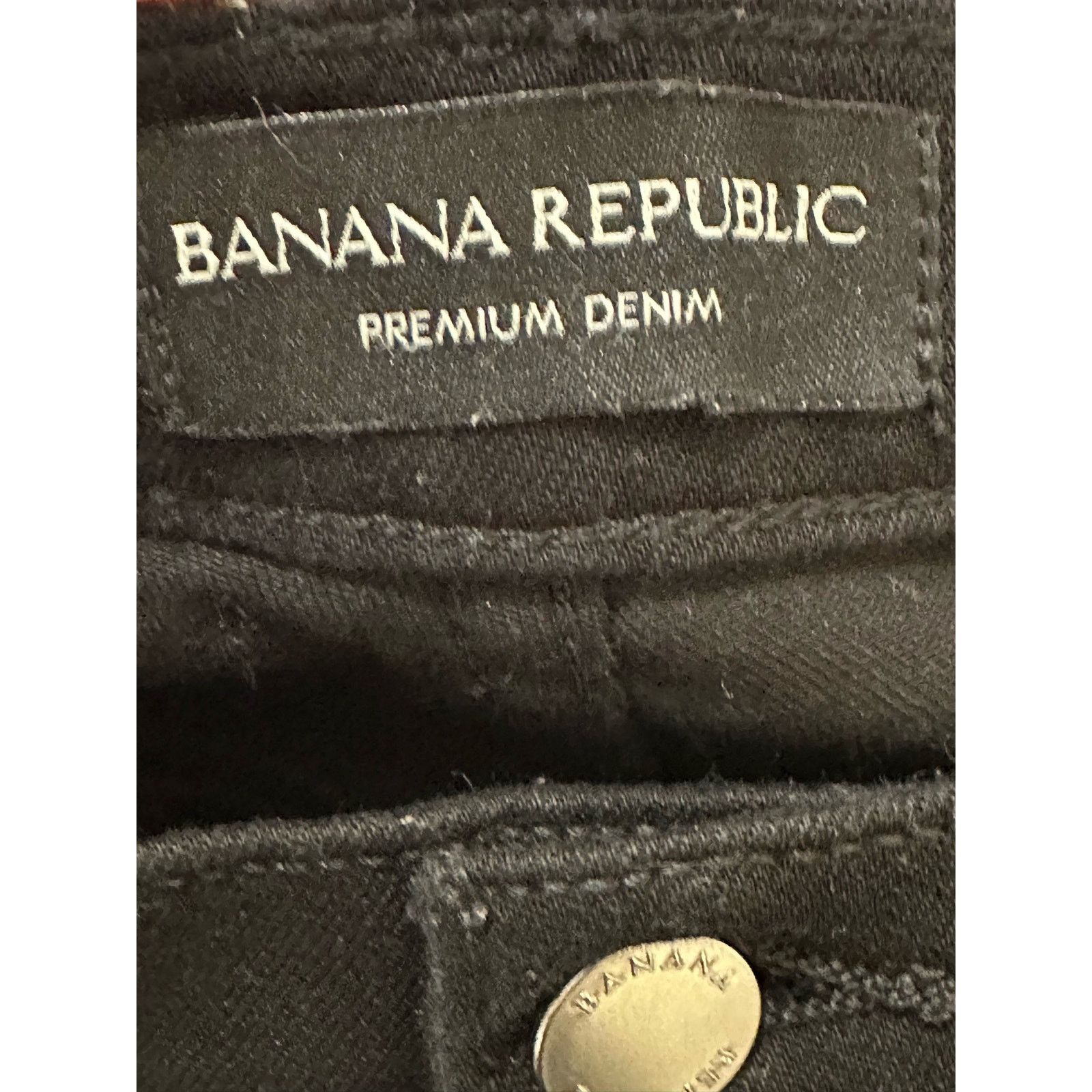 Banana Republic Banana Republic black high rise skinny jeans size 26 short Size 26" / US 2 / IT 38 - 3 Thumbnail