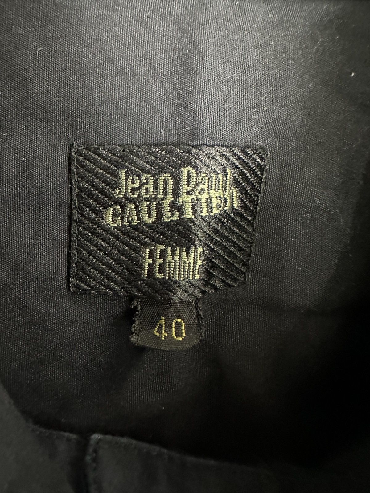 Jean Paul Gaultier Jean Paul Gaultier - Femme Button Up - Chest Pocket Emblem Size S / US 4 / IT 40 - 7 Thumbnail