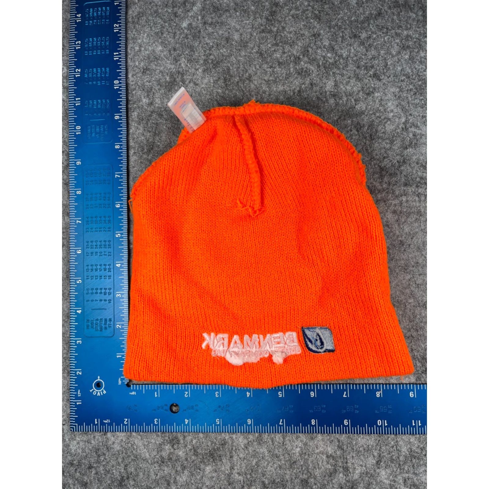 Port & Company High Visibility Beanie Toque Adult One Size Orange Knit Acrylic Workwear Size ONE SIZE - 5 Thumbnail
