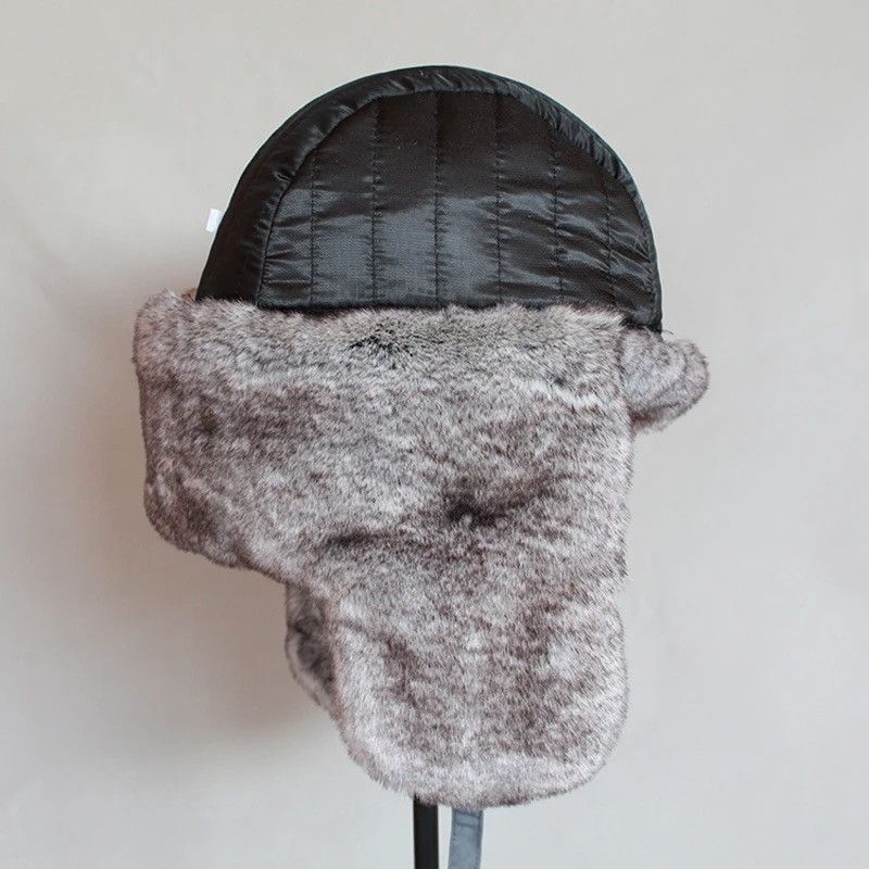 Japanese Brand × Vintage Men Russian Bomber Hat Winter Ushanka Trapper Hat Size ONE SIZE - 5 Thumbnail