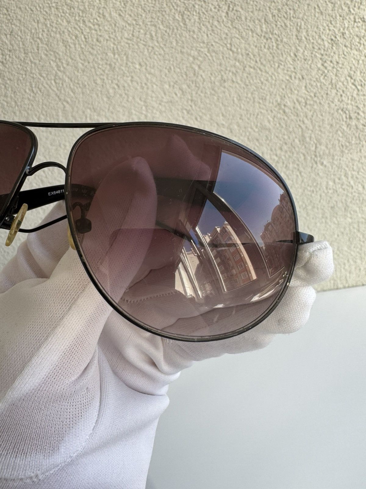 Vintage Exte Black Aviator Sunglasses Size ONE SIZE - 7 Thumbnail
