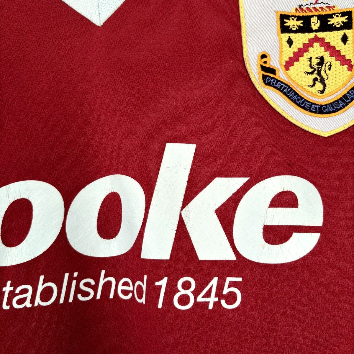 Vintage 2009 2010 Burnley Errea Vintage Home Kit Soccer Jersey Shirt Size US M / EU 48-50 / 2 - 5 Thumbnail