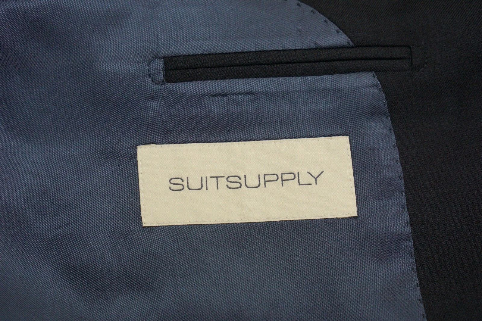 Suitsupply Men Suitsupply Suit La Spalla Perennial Navy Blue Wool US54 Size 54R - 4 Thumbnail