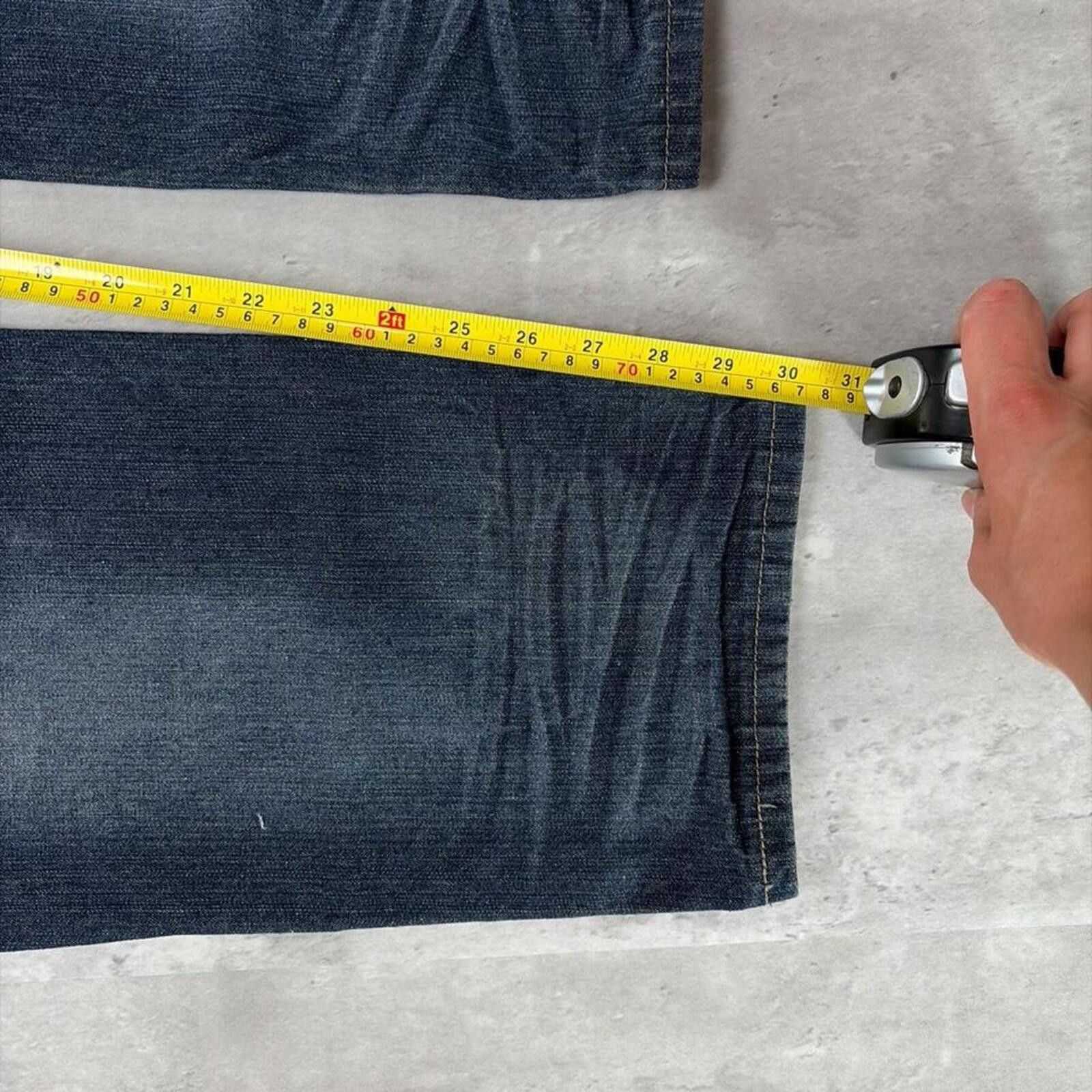 Other Y2K Dark Wash Fiend Grunge Camo Baggy Skater Denim Jeans Size US 40 / EU 56 - 7 Thumbnail