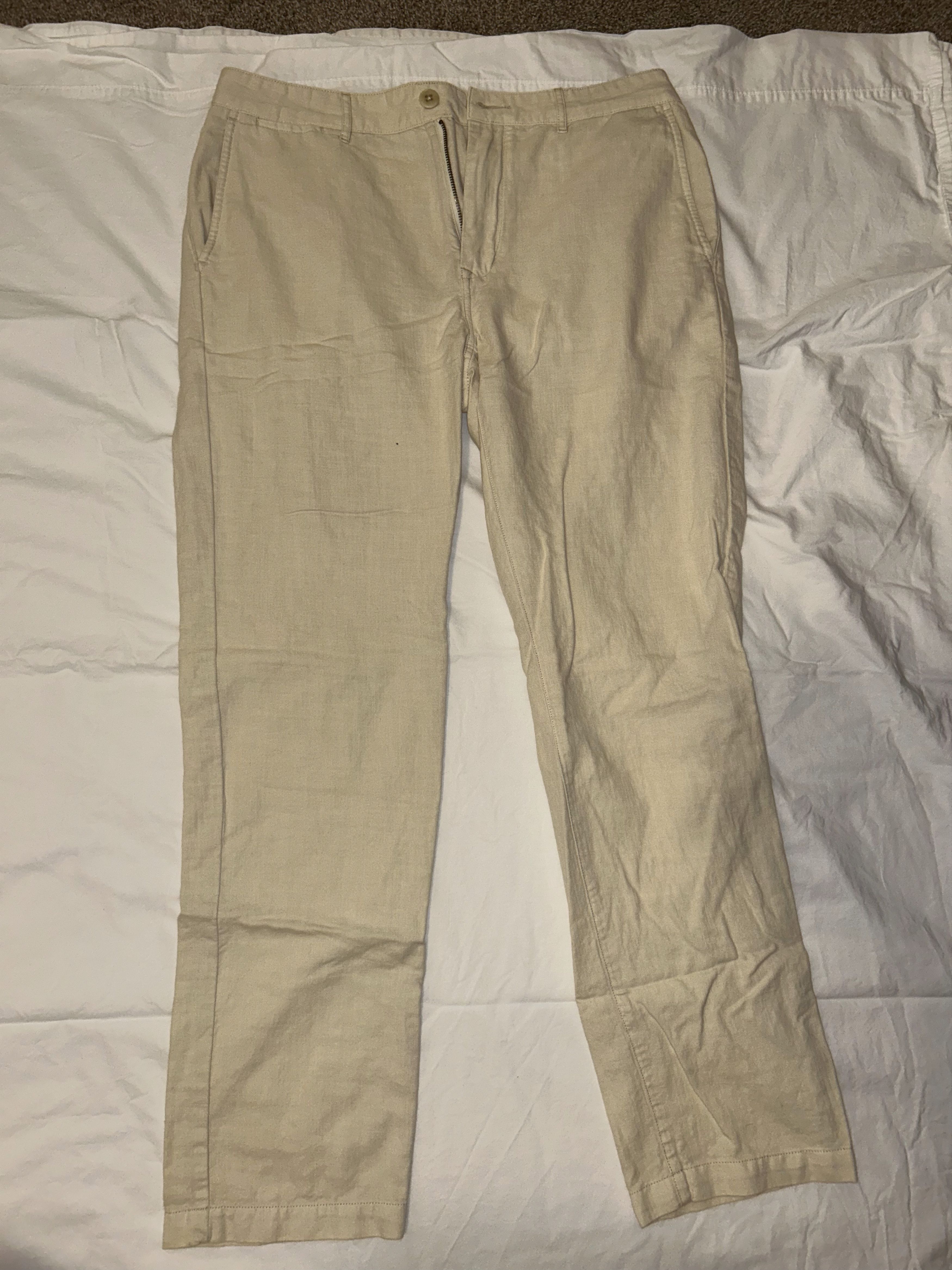 Flint And Tinder Cotton Linen Chino Pant 33 Size US 33 - 1 Thumbnail