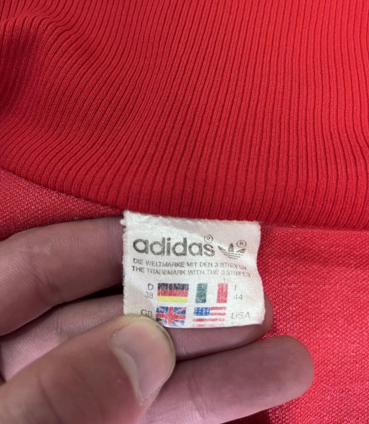 Adidas Vintage Adidas Red Track Jacket Made in Yugoslavia Women’s Size M / US 6-8 / IT 42-44 - 11 Thumbnail