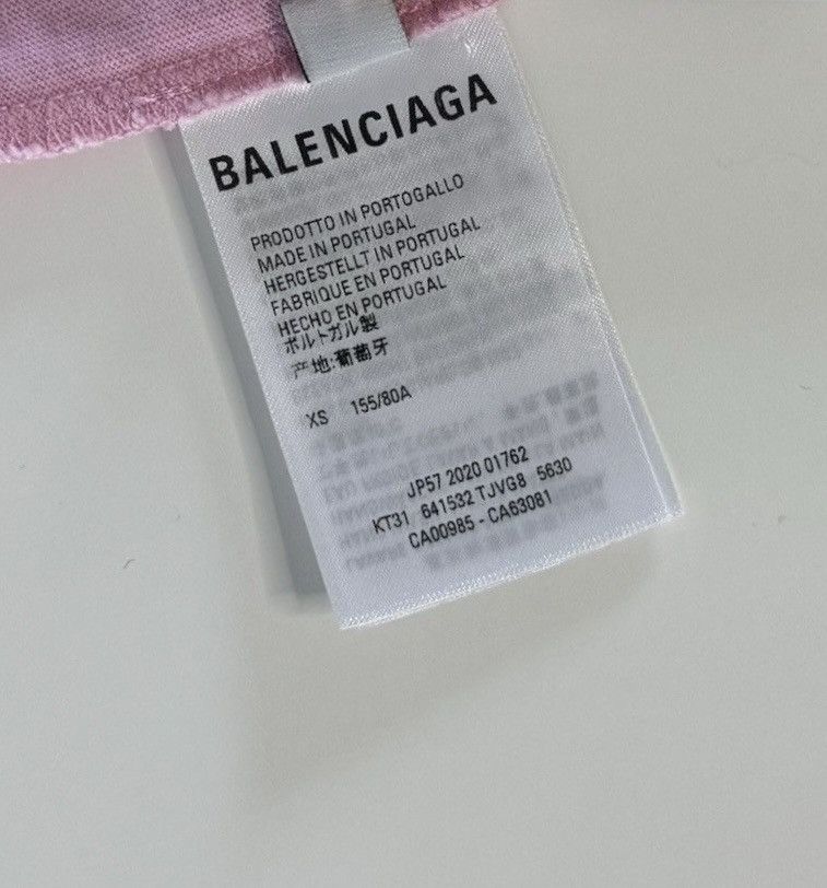 Balenciaga Balenciaga I Love Cats Oversized T-Shirt Pink Size US XS / EU 42 / 0 - 10 Thumbnail